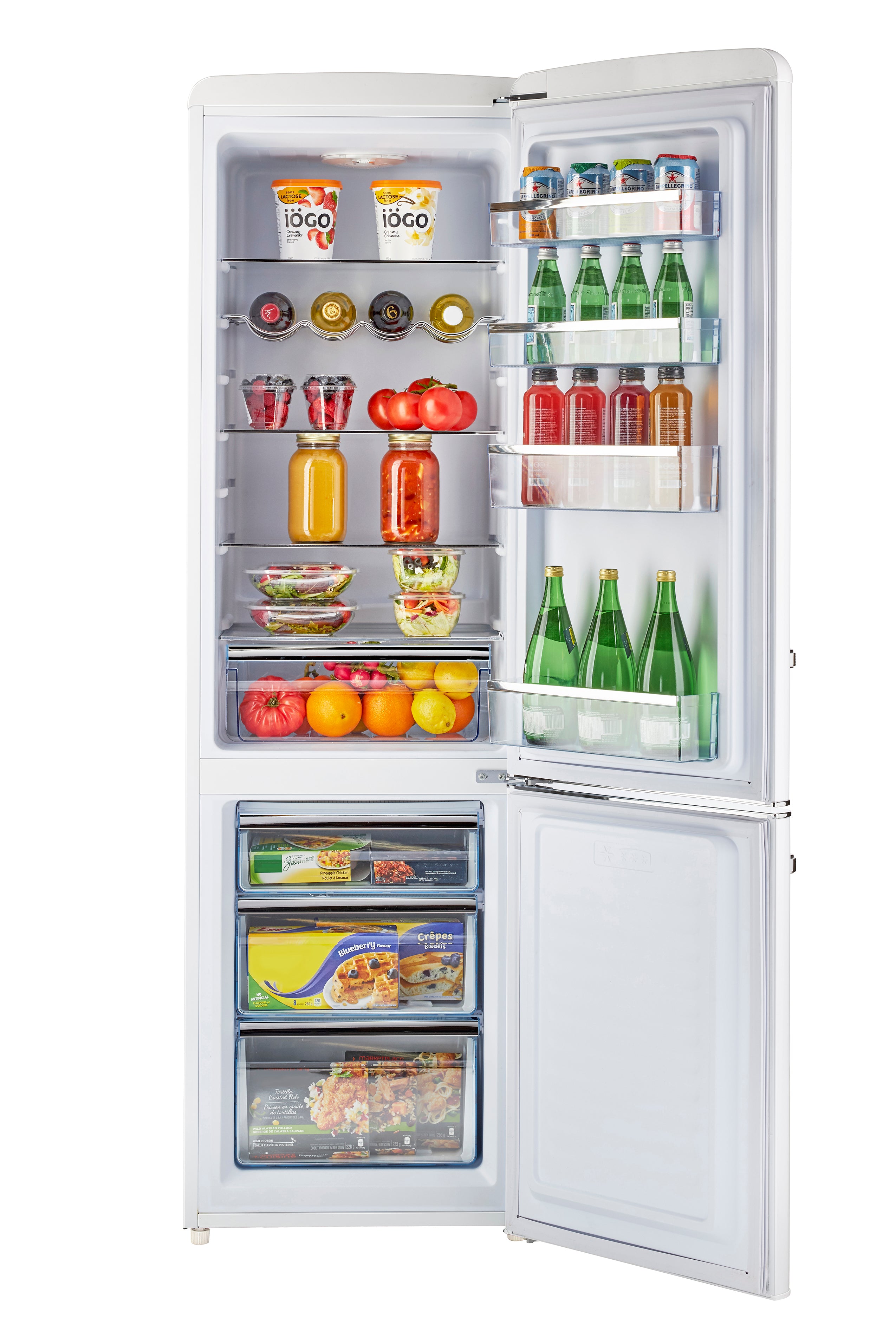 Unique Appliances - 22 Inch 10 cu. ft Bottom Mount Refrigerator in White - UGP-275L W