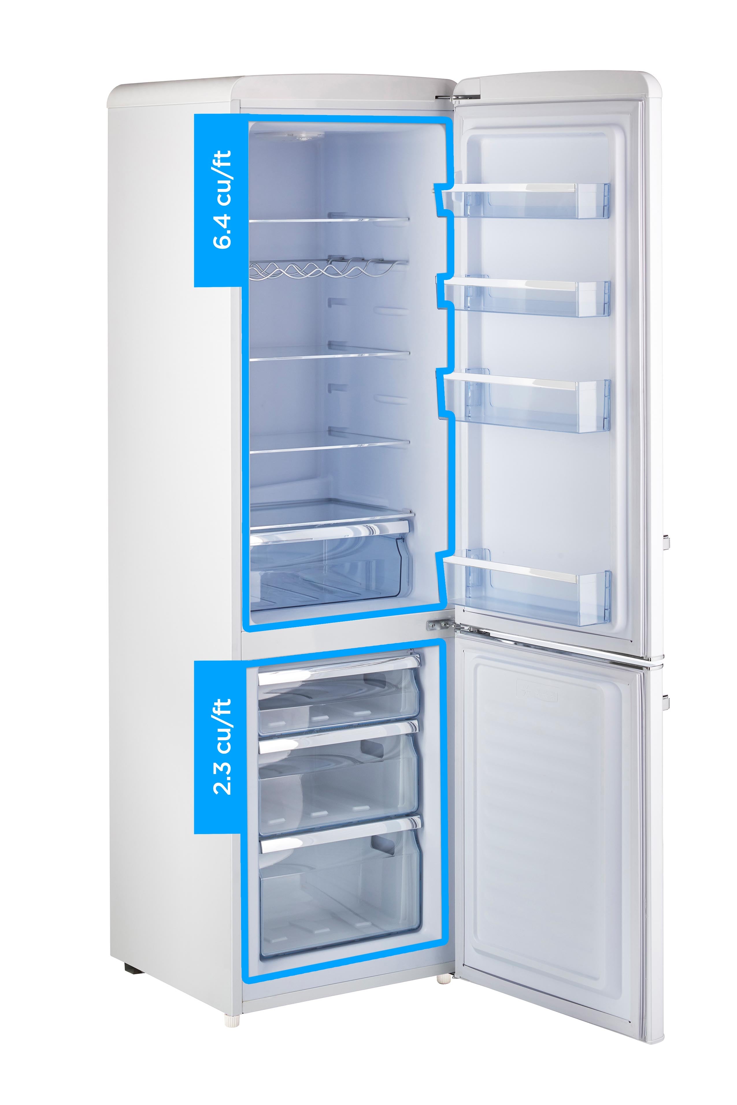 Unique Appliances - 22 Inch 10 cu. ft Bottom Mount Refrigerator in White - UGP-275L W