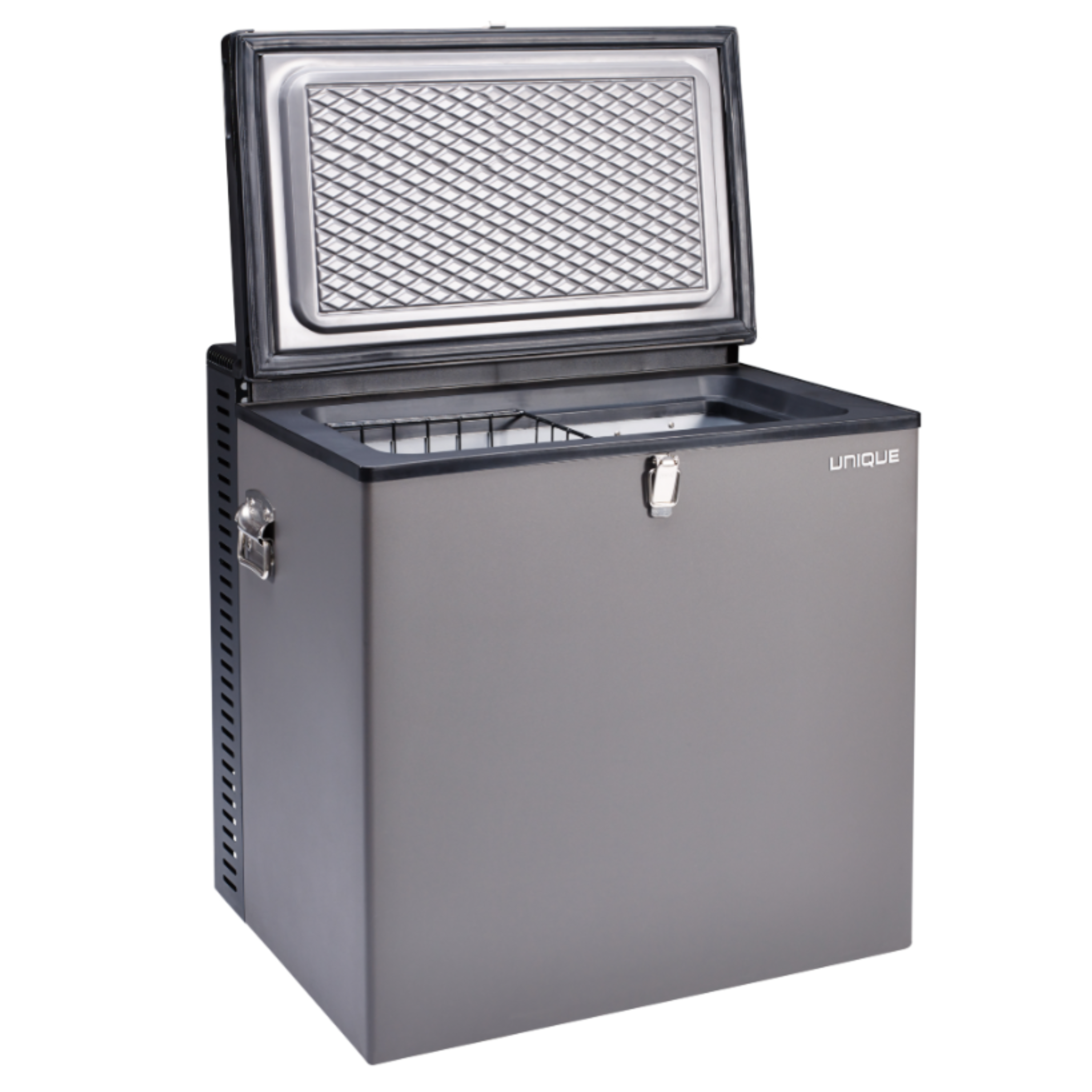 Unique - 2.2 cu. Ft Chest Freezer in Grey - UGP-2SM