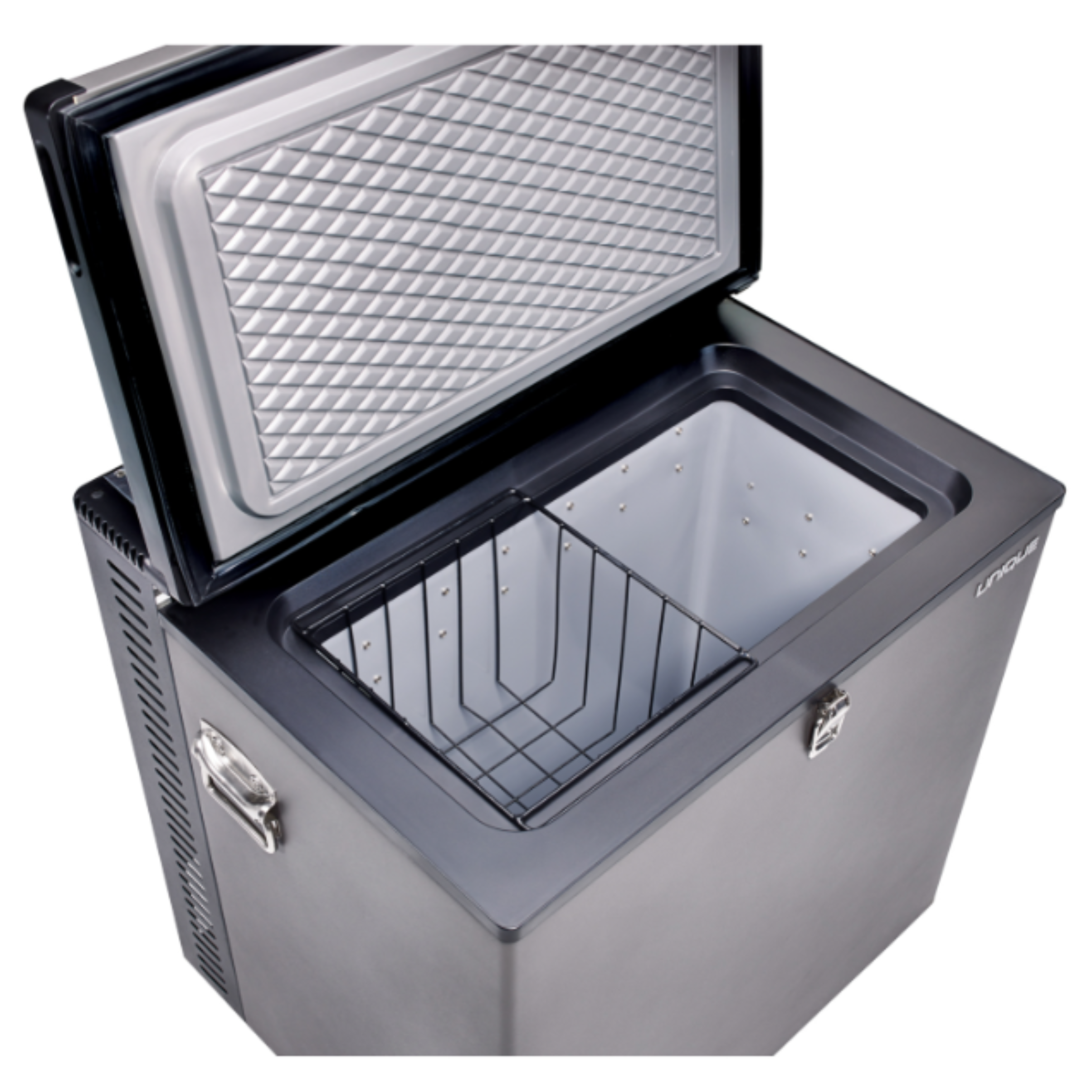 Unique - 2.2 cu. Ft Chest Freezer in Grey - UGP-2SM