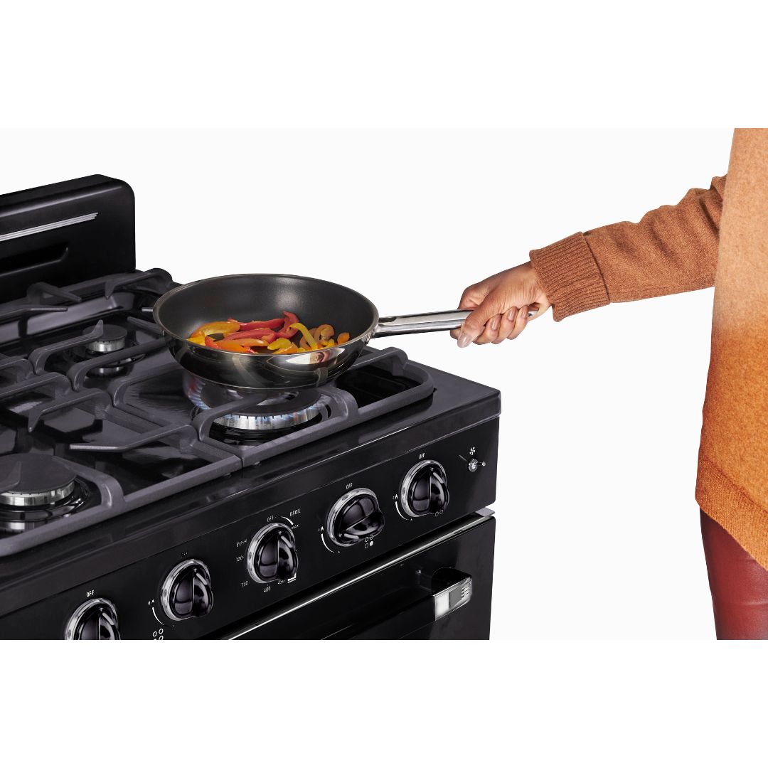 Unique Appliances - 3.9 cu. ft Gas Range in Midnight Black - UGP-30CR B