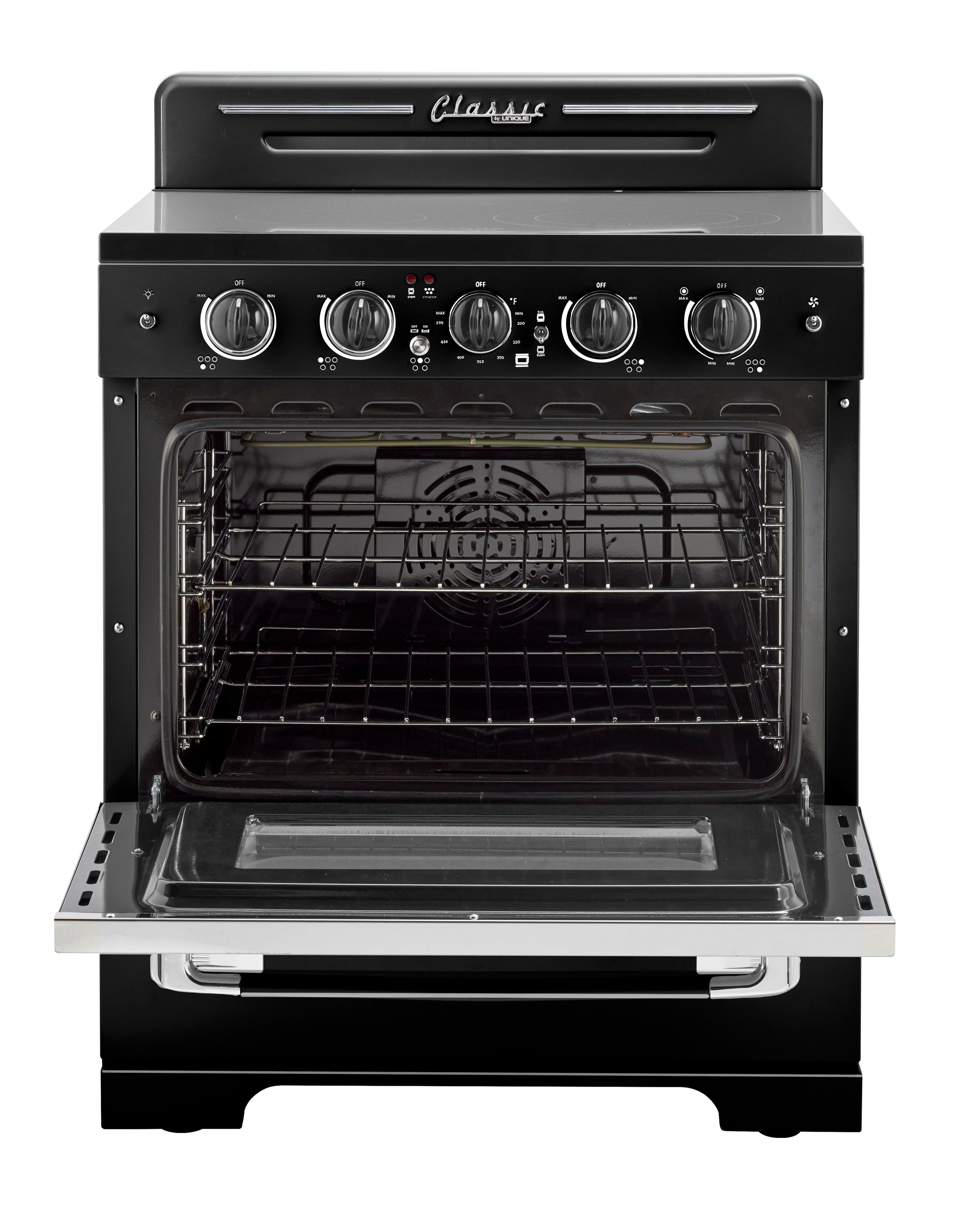Unique Appliances - 3.9 cu. ft Electric Range in Midnight Black - UGP-30CR EC B