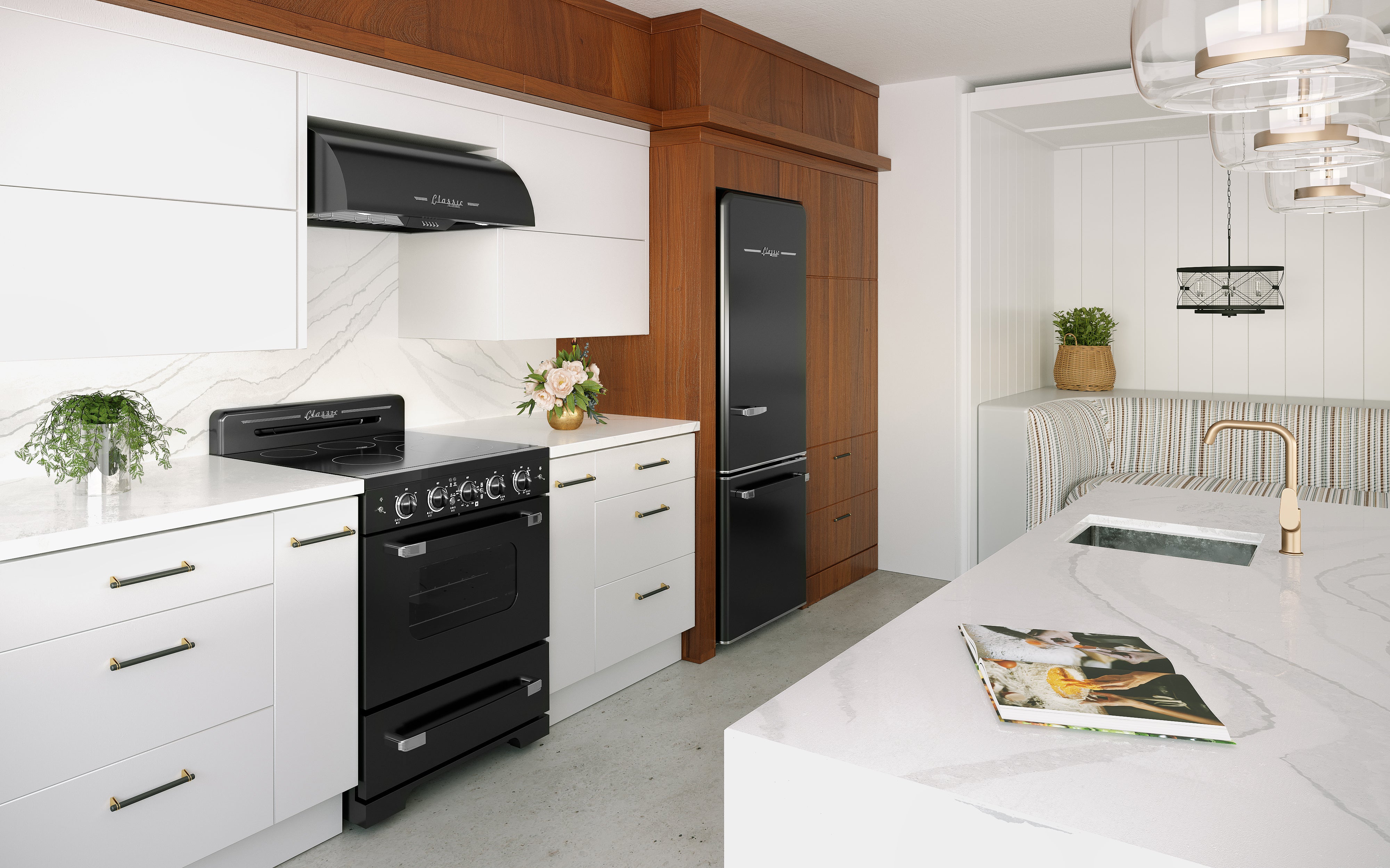 Unique Appliances - 3.9 cu. ft Electric Range in Midnight Black - UGP-30CR EC B