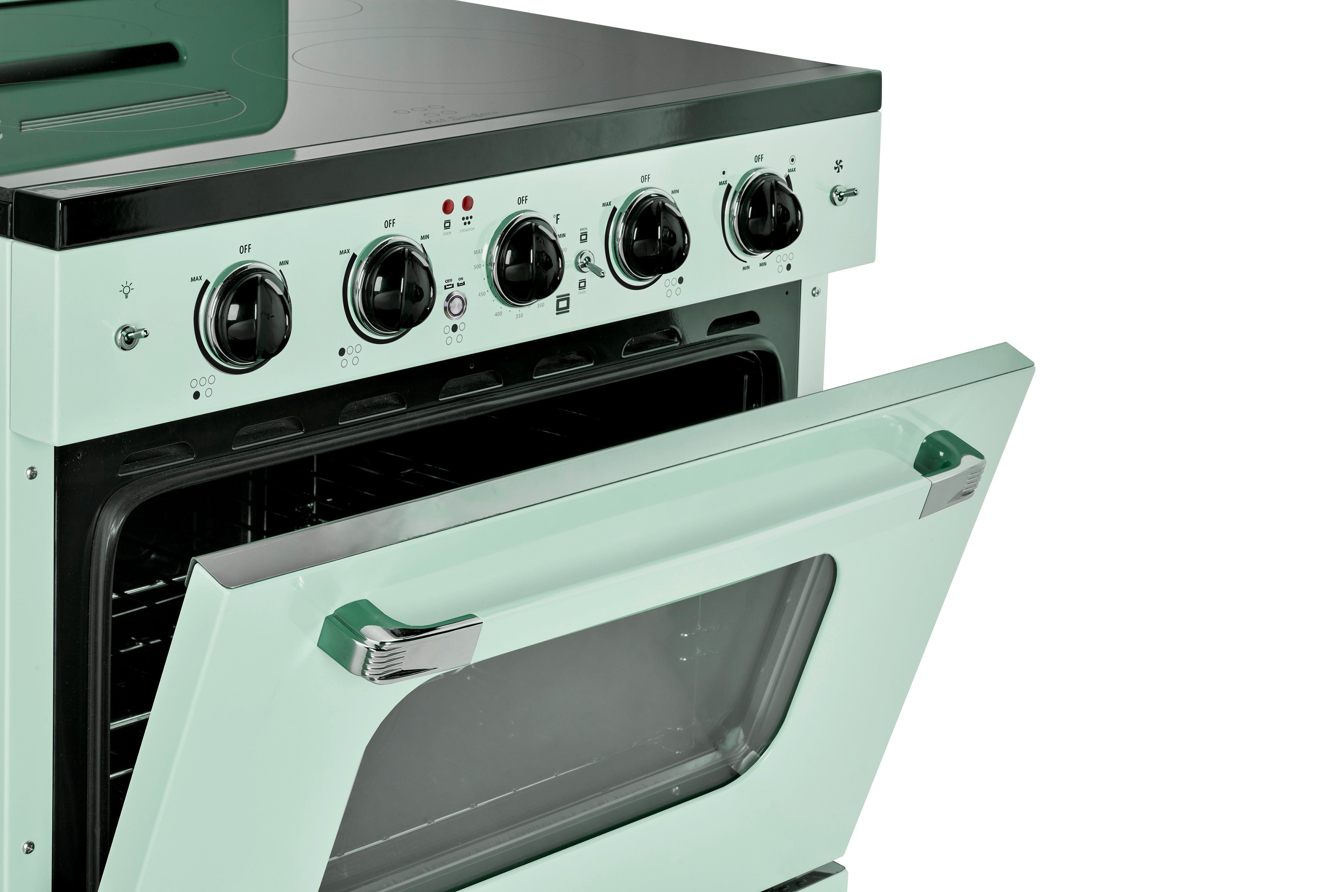 Unique Appliances - 3.9 cu. ft Electric Range in Summer Mint Green - UGP-30CR EC LG