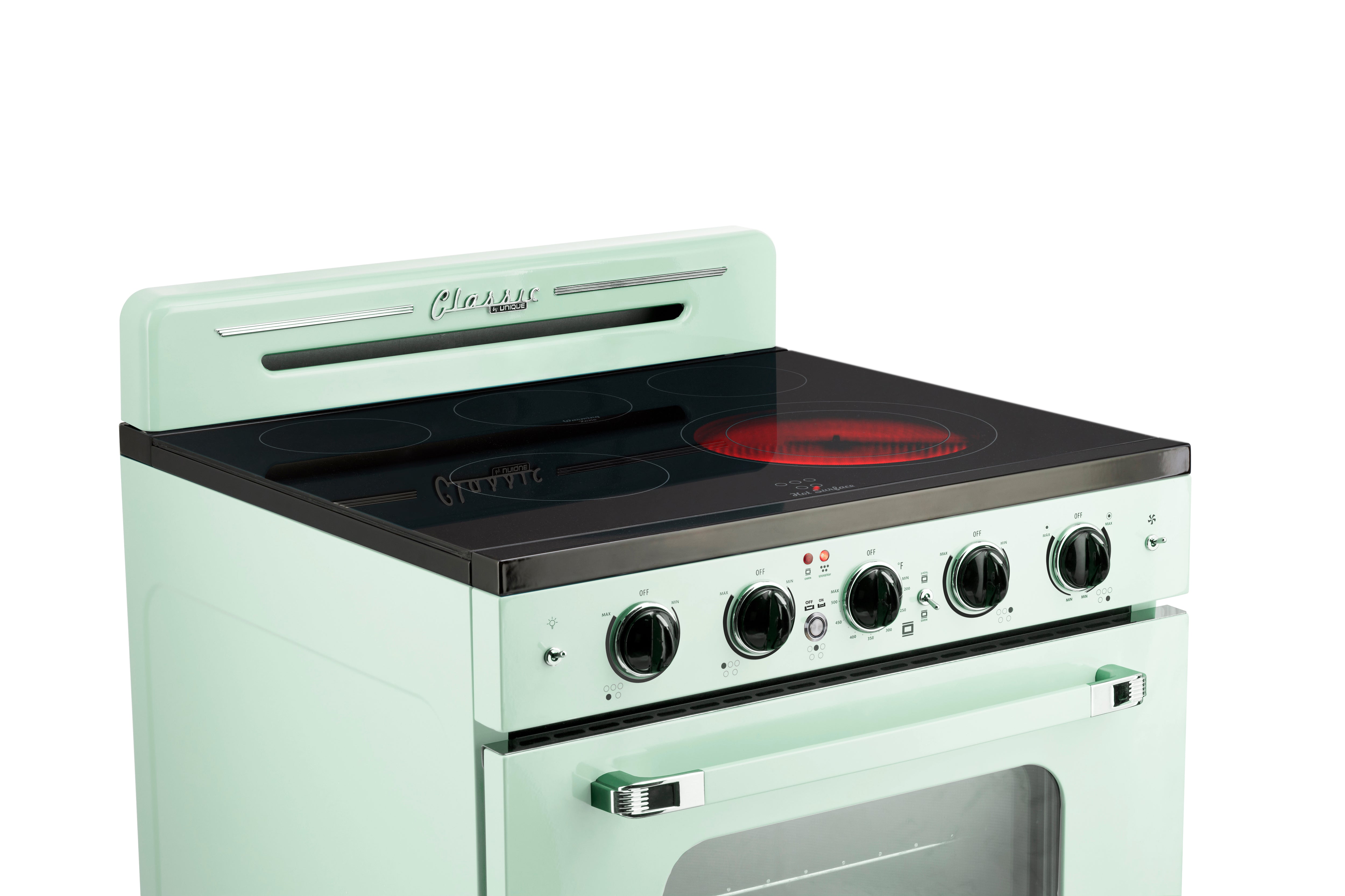 Unique Appliances - 3.9 cu. ft Electric Range in Summer Mint Green - UGP-30CR EC LG