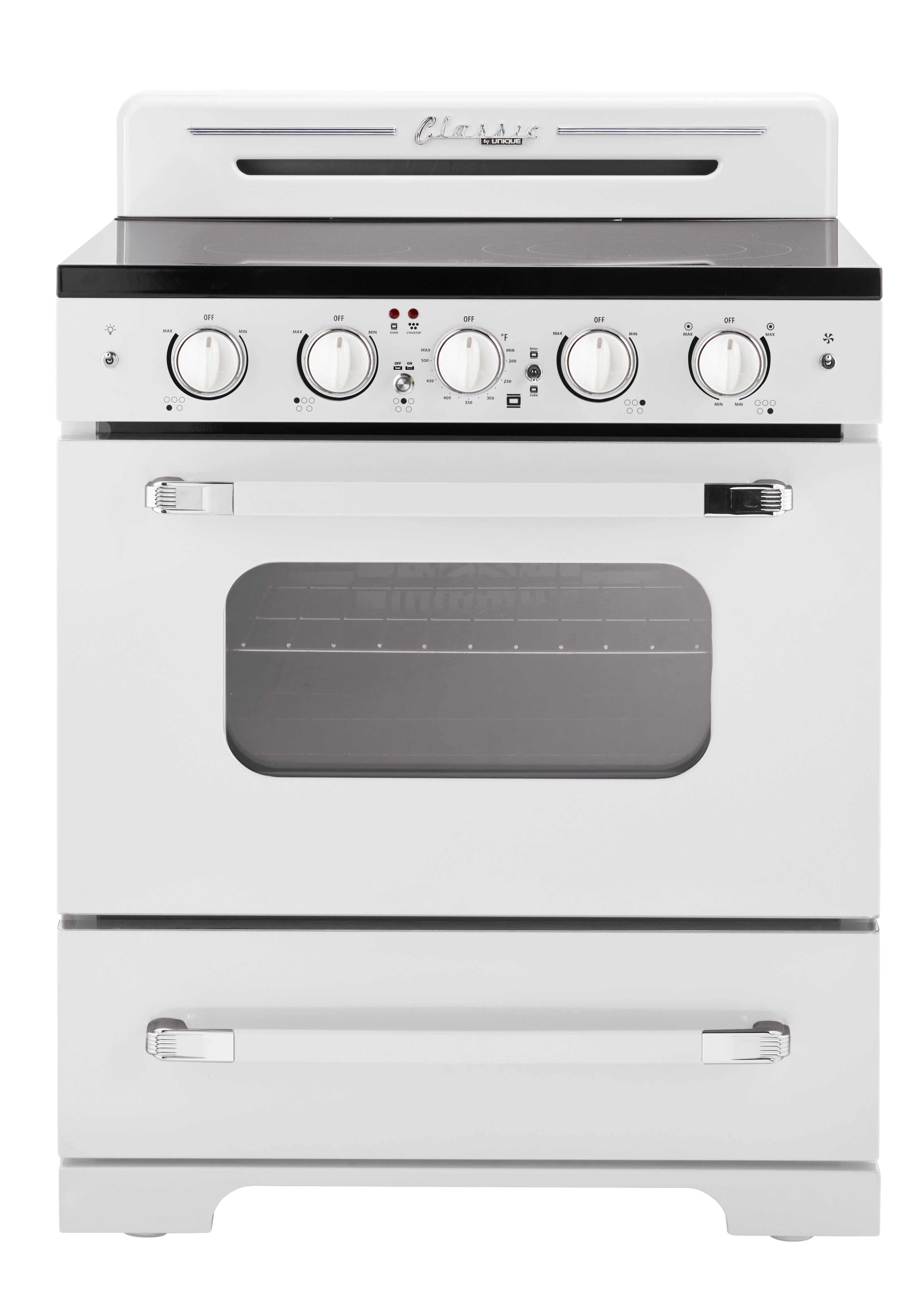 Unique Appliances - 3.9 cu. ft Electric Range in Marshmallow White - UGP-30CR EC W