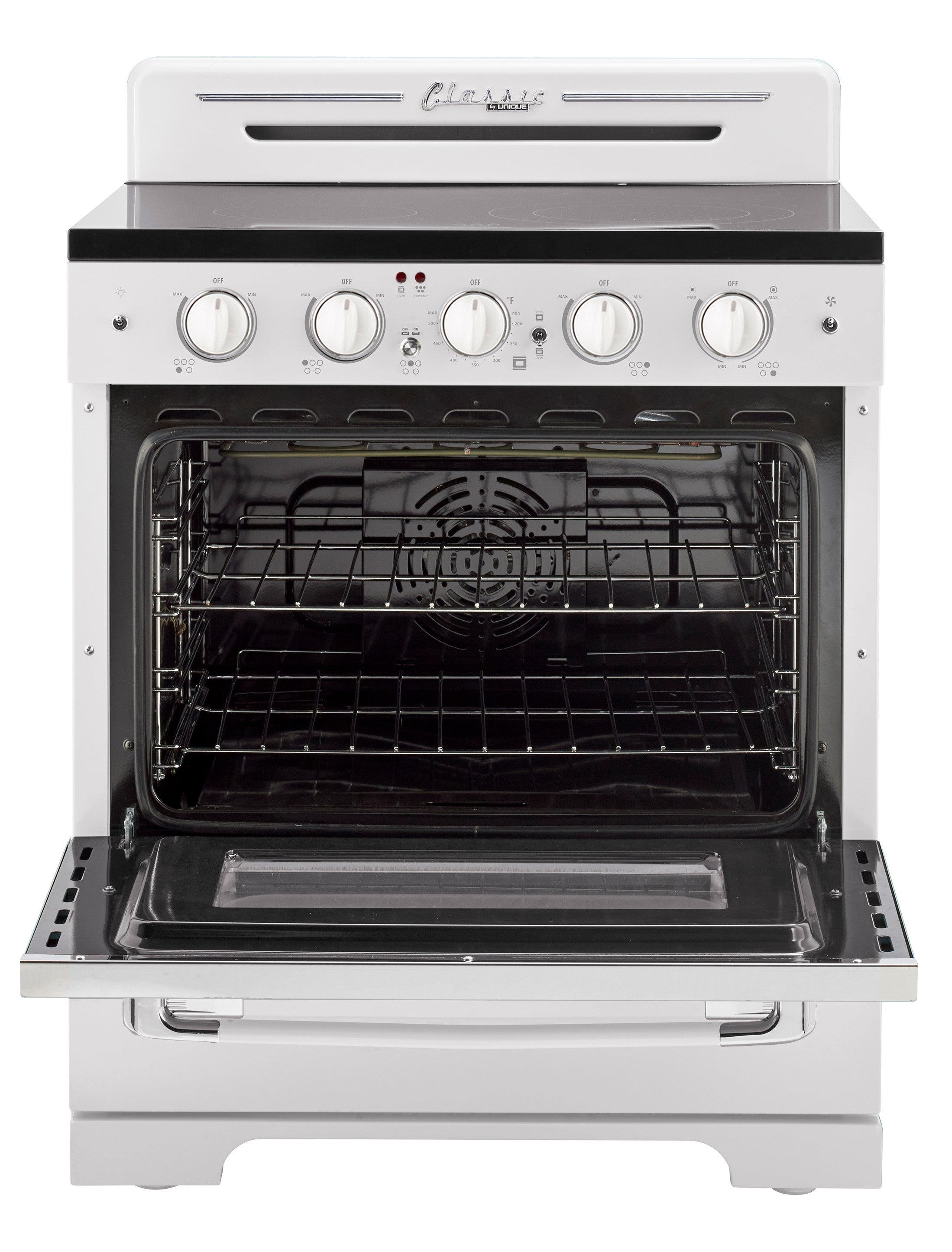 Unique Appliances - 3.9 cu. ft Electric Range in Marshmallow White - UGP-30CR EC W