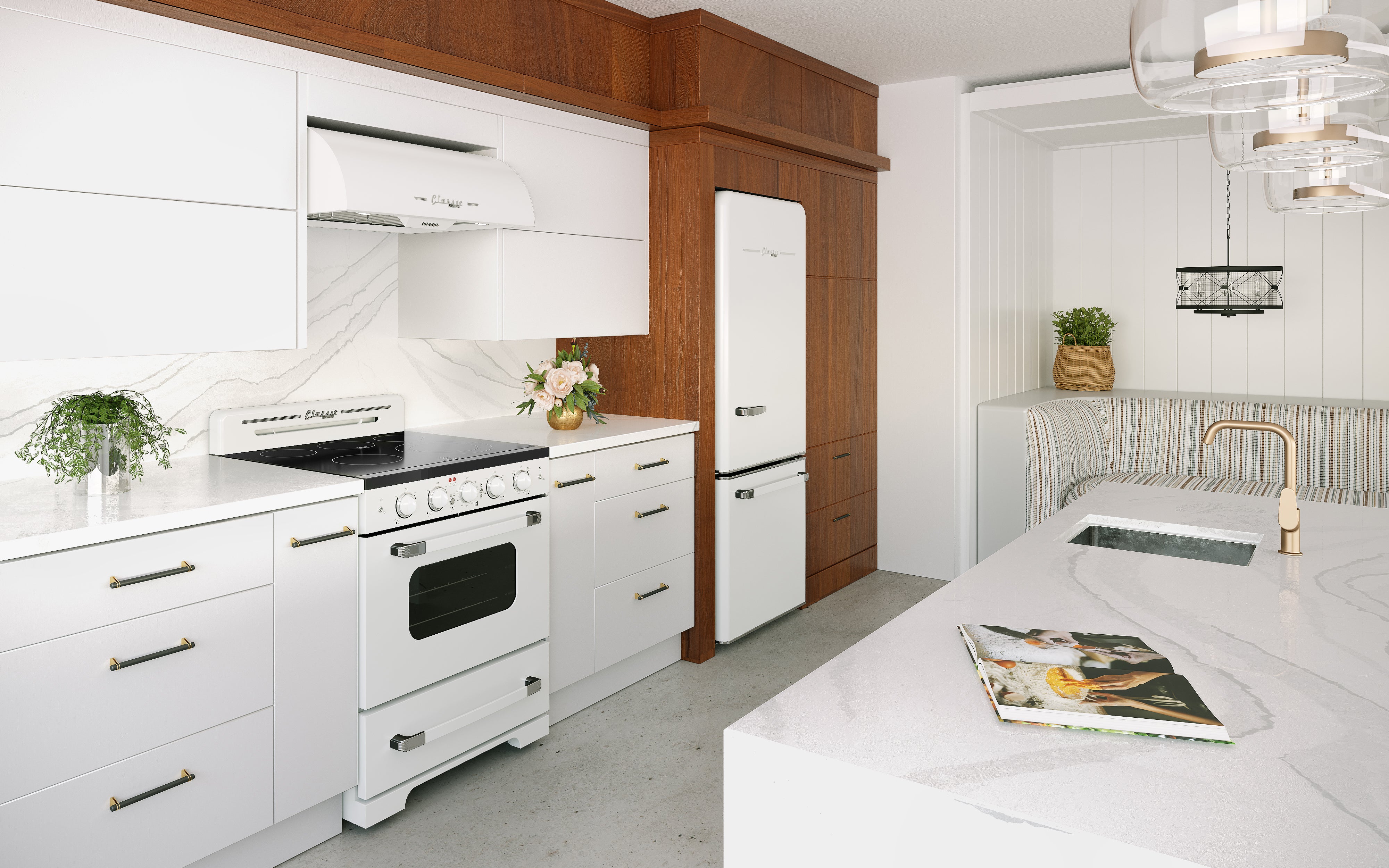 Unique Appliances - 3.9 cu. ft Electric Range in Marshmallow White - UGP-30CR EC W