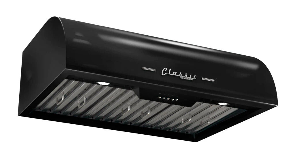 Unique Appliances - 29.5 Inch 700 CFM Under Cabinet Range Vent in Midnight Black - UGP-30CR RH B
