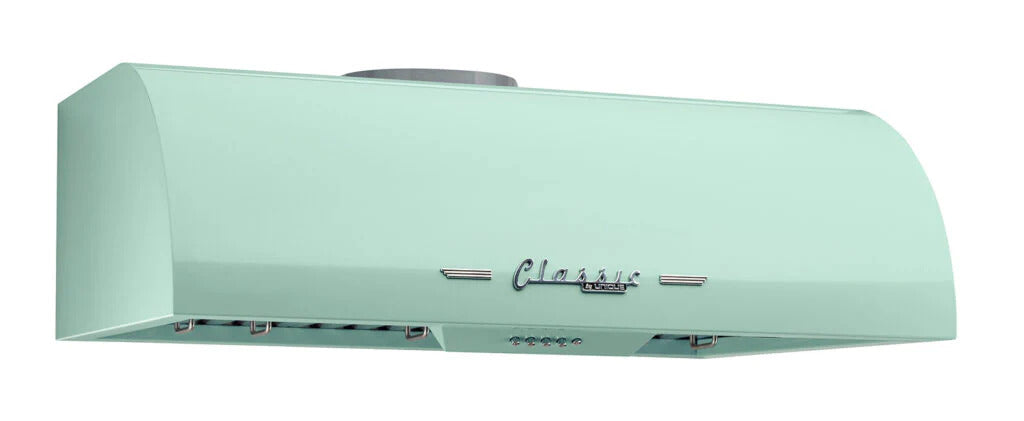 Unique Appliances - 29.5 Inch 700 CFM Under Cabinet Range Vent in Summer Mint Green - UGP-30CR RH LG