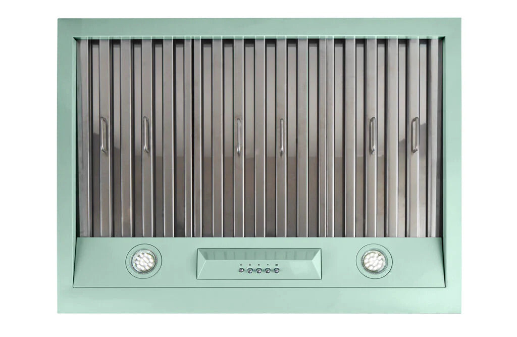 Unique Appliances - 29.5 Inch 700 CFM Under Cabinet Range Vent in Summer Mint Green - UGP-30CR RH LG