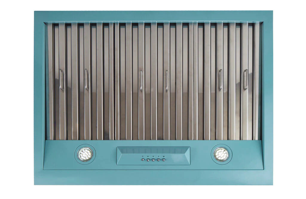 Unique Appliances - 29.5 Inch 700 CFM Under Cabinet Range Vent in Ocean Mist Turquoise - UGP-30CR RH T
