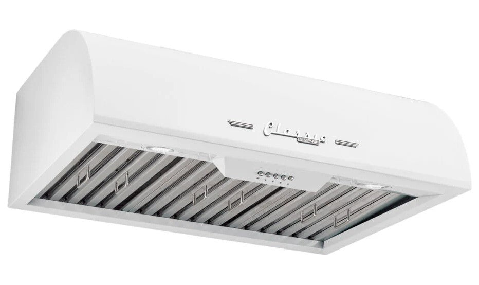 Unique Appliances - 29.5 Inch 700 CFM Under Cabinet Range Vent in Marshmallow White - UGP-30CR RH W