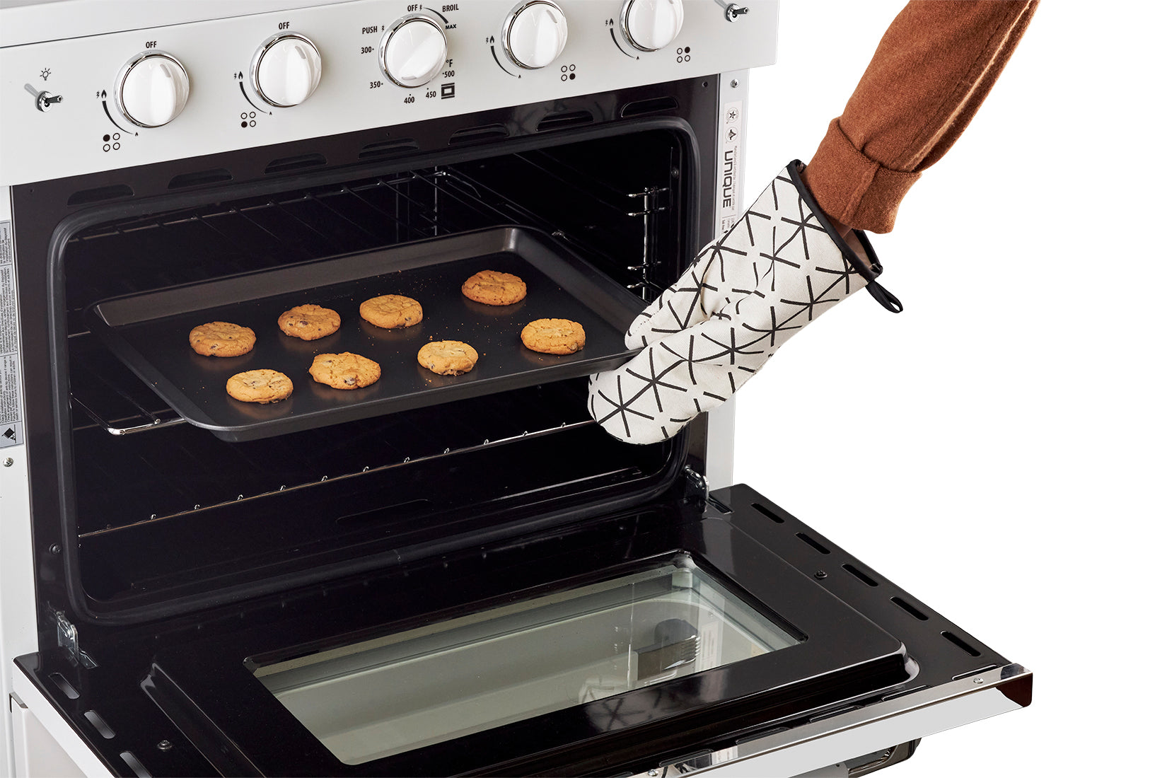 Unique Appliances - 3.9 cu. ft Gas Range in Marshmallow White - UGP-30CR W