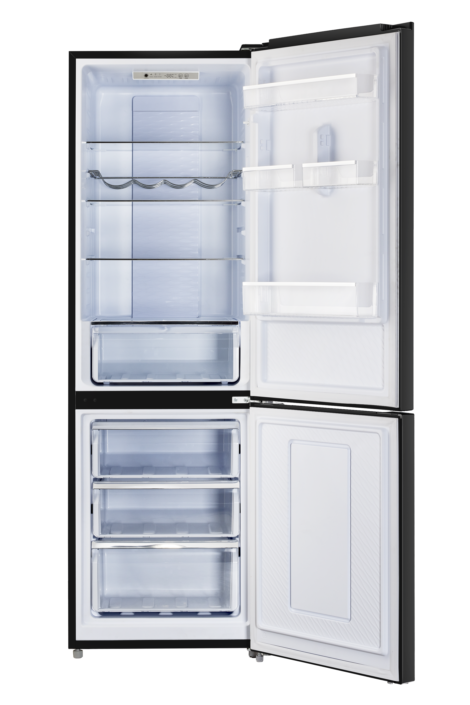 Unique Appliances - 23.4 Inch 11.4 cu. ft Bottom Mount Refrigerator in Black - UGP-325L B