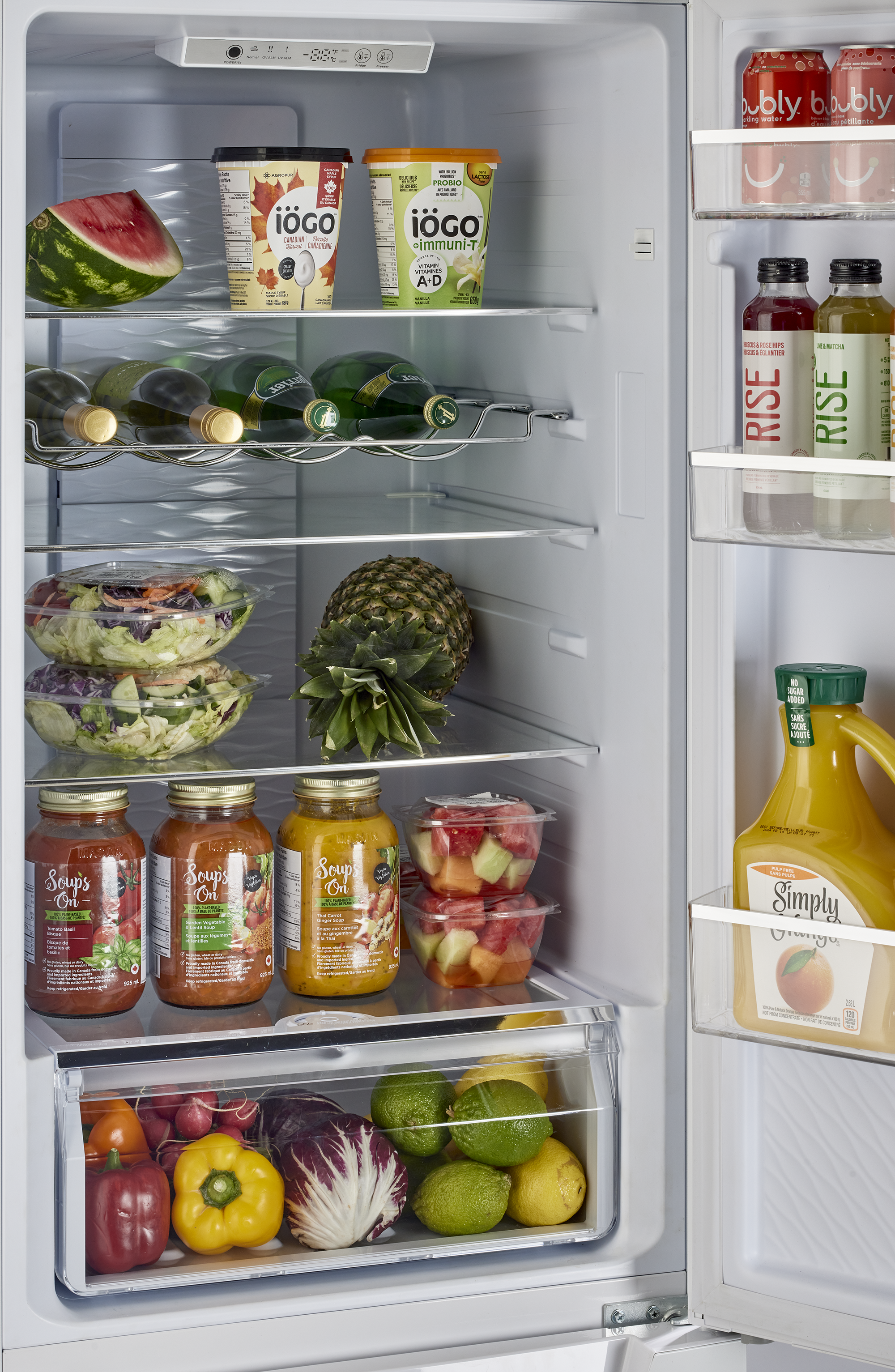 Unique Appliances - 23.4 Inch 11.4 cu. ft Bottom Mount Refrigerator in White - UGP-325L W