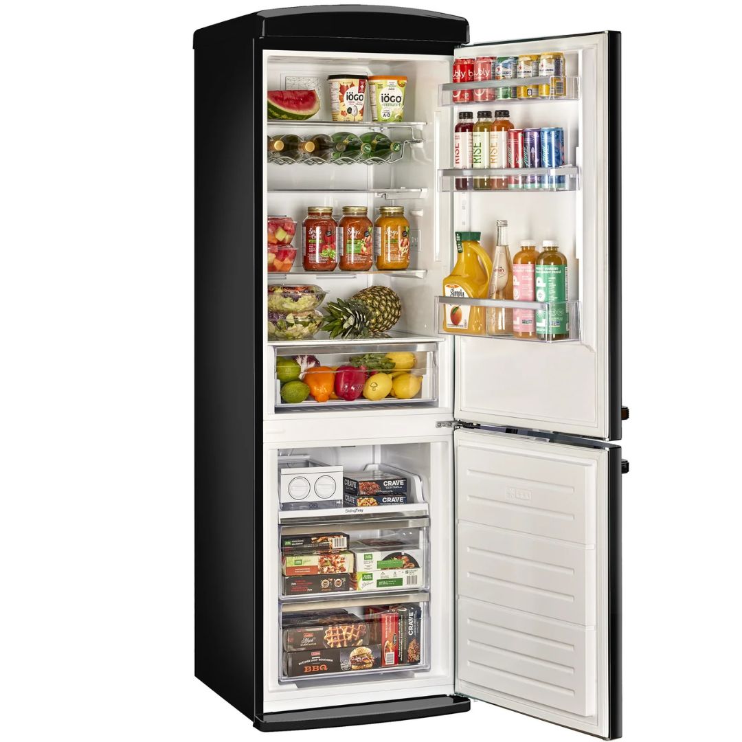 Unique Appliances - 23.8 Inch 11.7 cu. ft Bottom Mount Refrigerator in Midnight Black - UGP-340L B AC