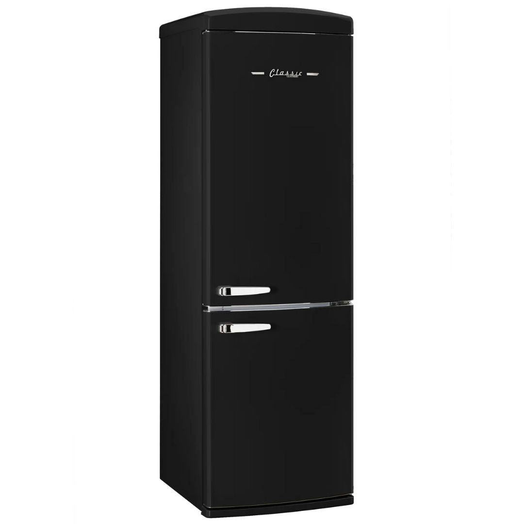 Unique Appliances - 23.8 Inch 11.7 cu. ft Bottom Mount Refrigerator in Matte Black - UGP-340L MB AC
