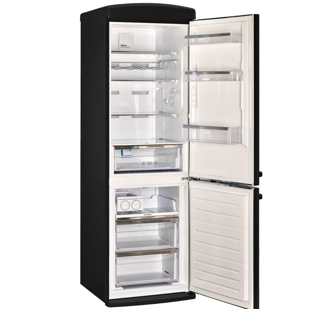 Unique Appliances - 23.8 Inch 11.7 cu. ft Bottom Mount Refrigerator in Matte Black - UGP-340L MB AC