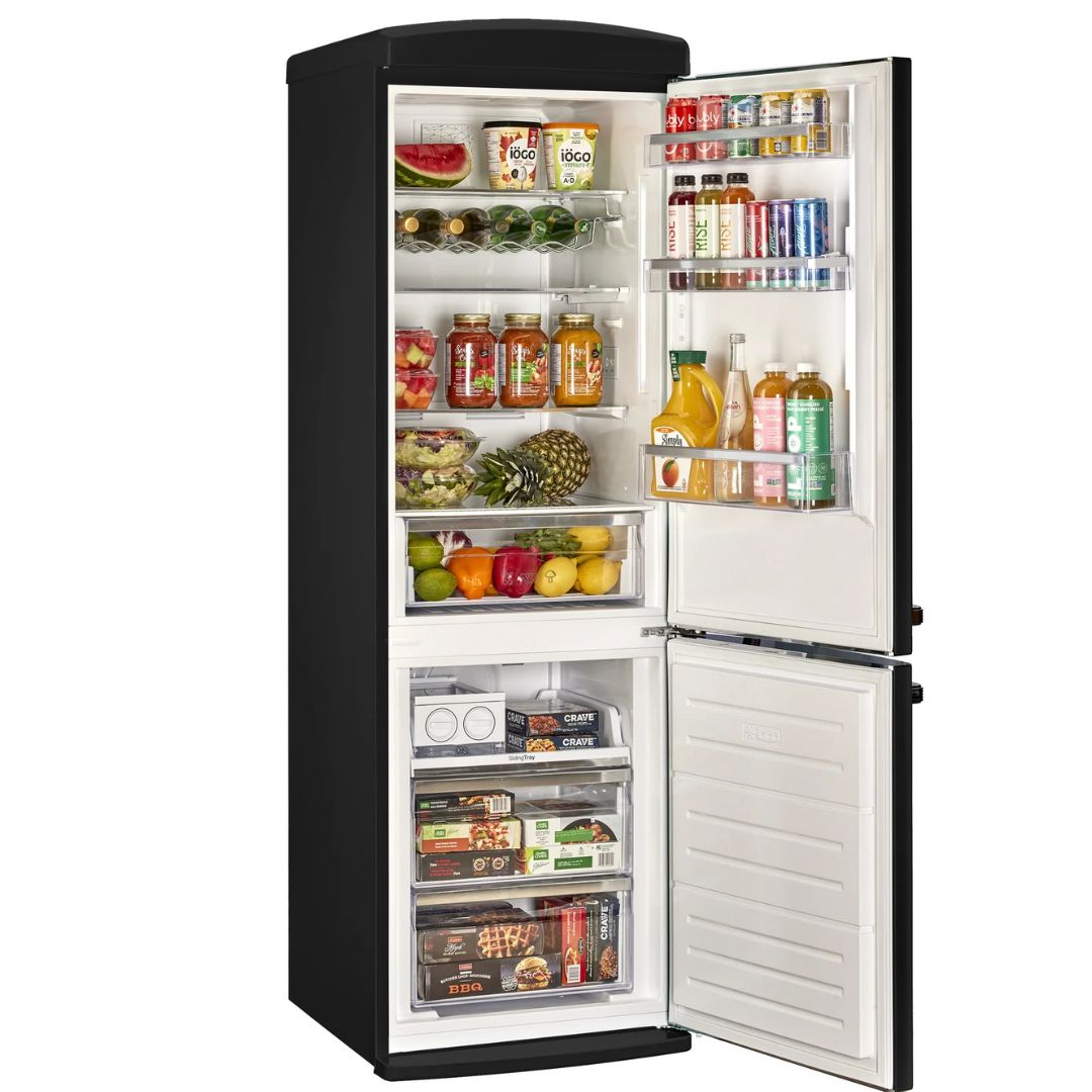 Unique Appliances - 23.8 Inch 11.7 cu. ft Bottom Mount Refrigerator in Matte Black - UGP-340L MB AC