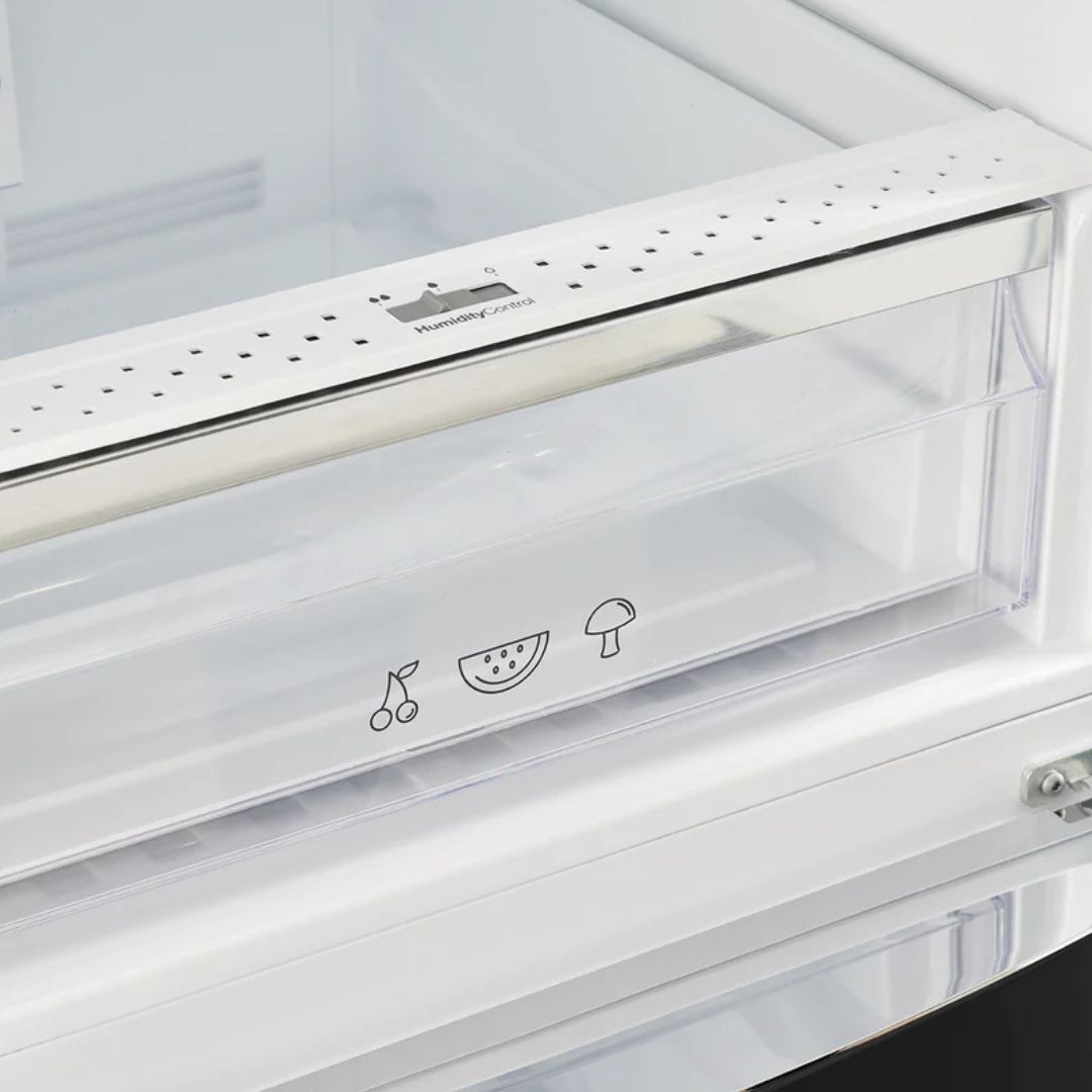 Unique Appliances - 23.8 Inch 11.7 cu. ft Bottom Mount Refrigerator in Matte Black - UGP-340L MB AC