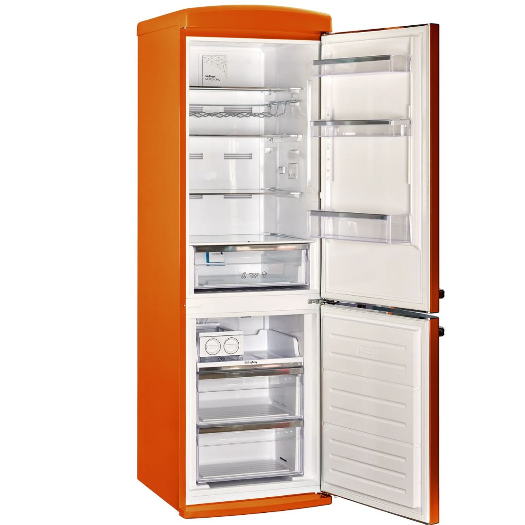 Unique Appliances - 23.8 Inch 11.7 cu. ft Bottom Mount Refrigerator in Creamsicle Orange - UGP-340L O AC