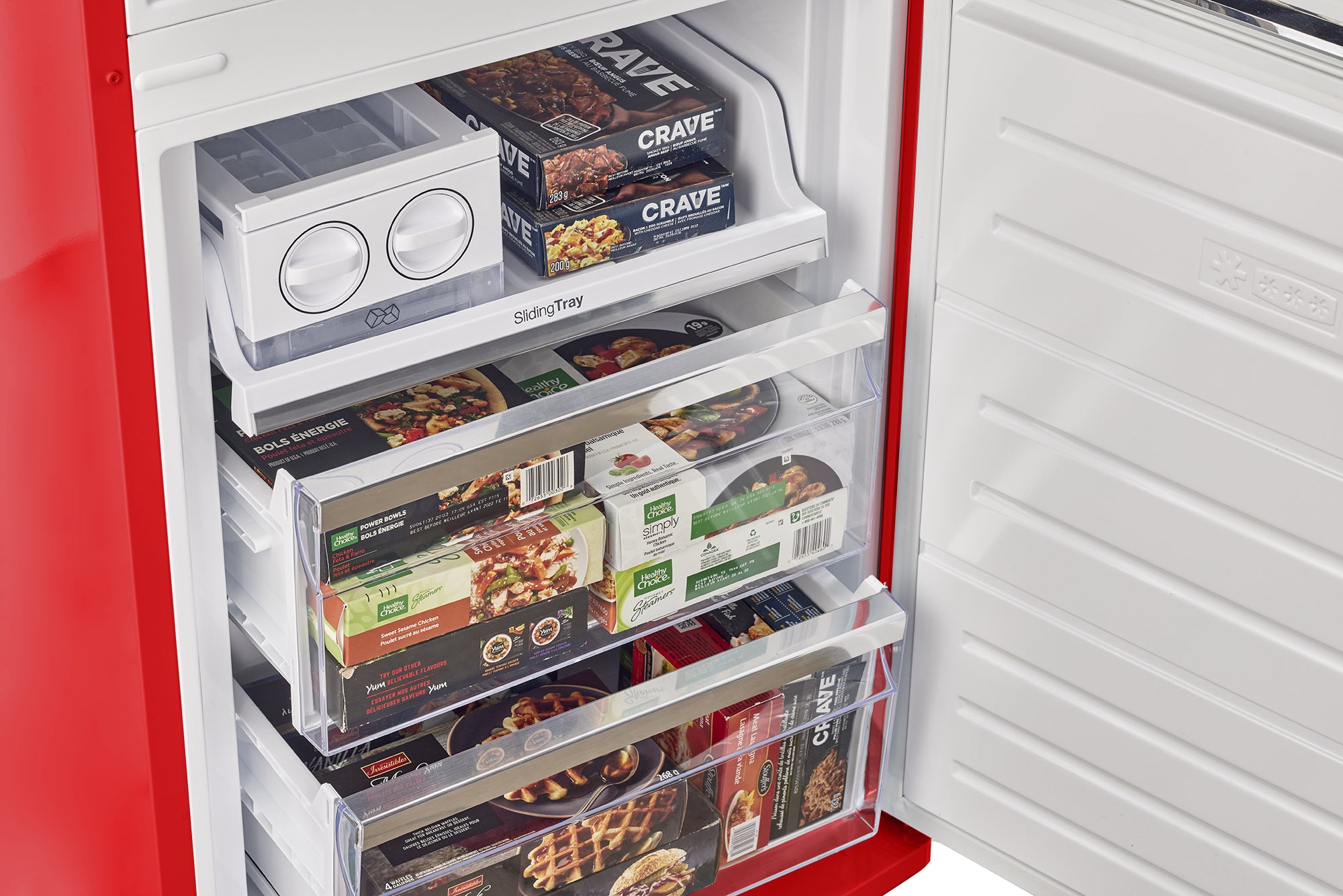 Unique Appliances - 23.8 Inch 11.7 cu. ft Bottom Mount Refrigerator in Red - UGP-340L R AC