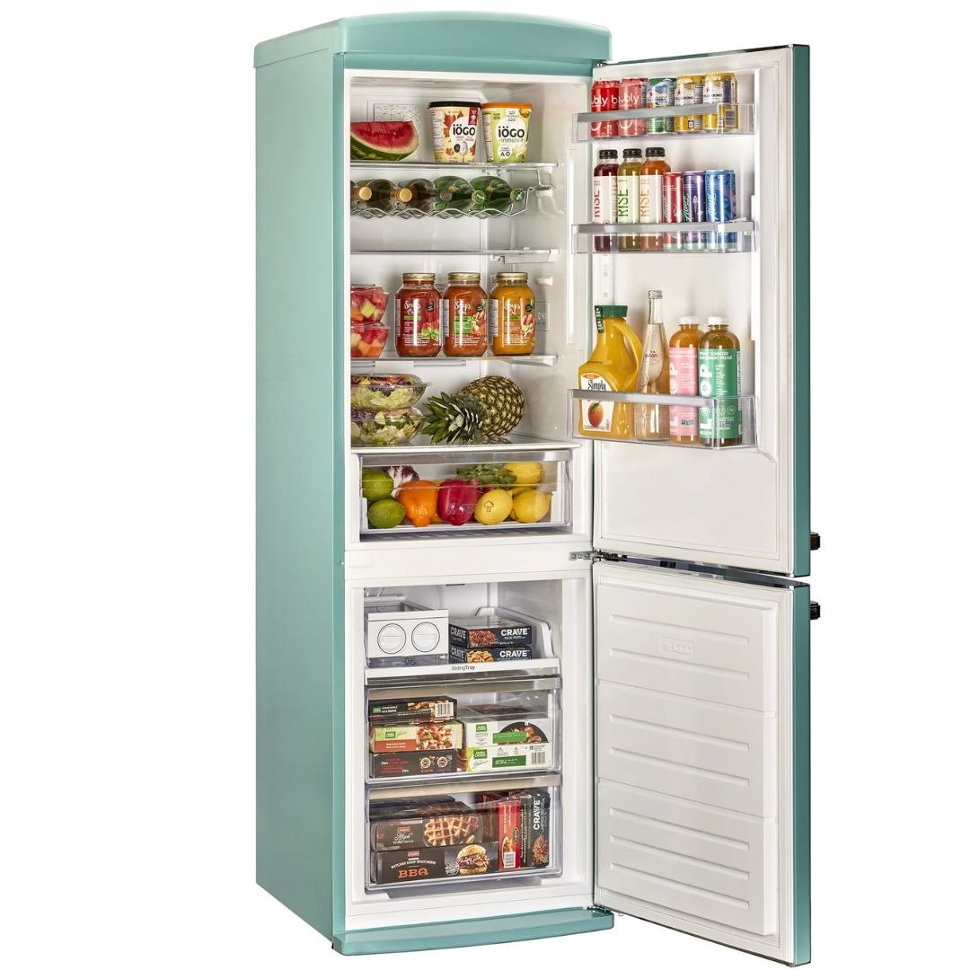 Unique Appliances - 23.8 Inch 11.7 cu. ft Bottom Mount Refrigerator in Ocean Mist Turquoise - UGP-340L T AC