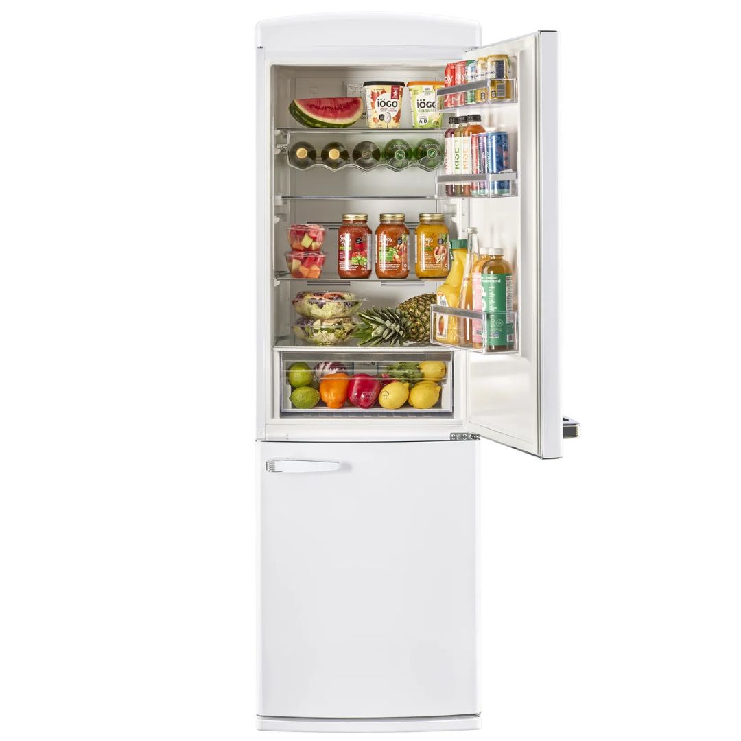 Unique Appliances - 23.8 Inch 11.7 cu. ft Bottom Mount Refrigerator in Marshmallow White - UGP-340L W AC