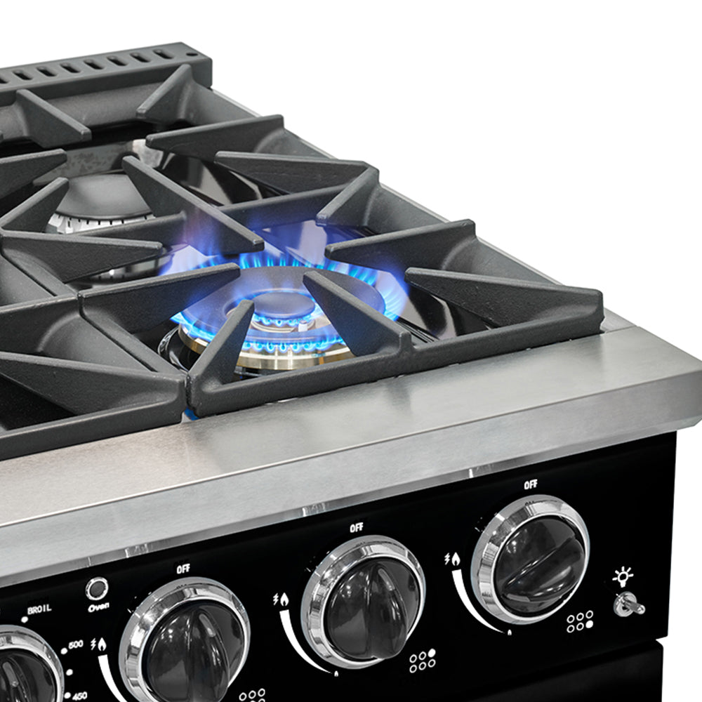 Unique Appliances - 5.2 cu. ft Gas Range in Midnight Black - UGP-36CR B