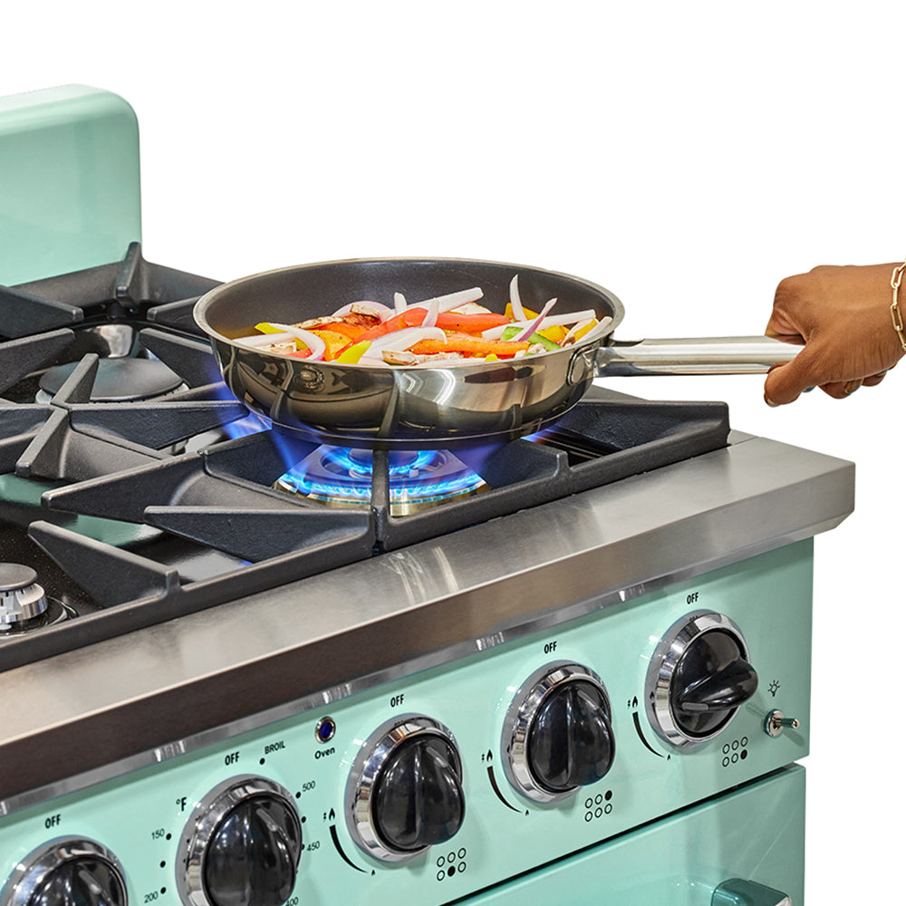 Unique Appliances - 5.2 cu. ft Gas Range in Summer Mint Green - UGP-36CR LG