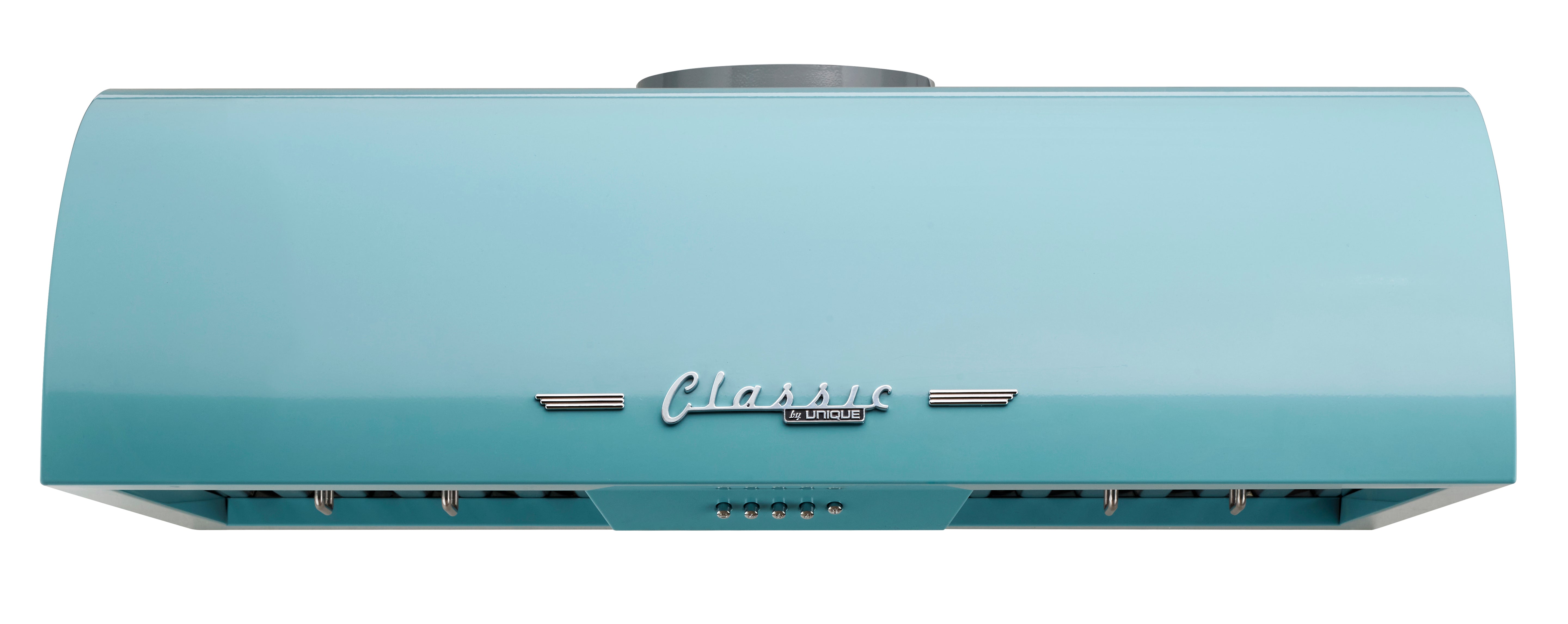 Unique Appliances - 36 Inch 700 CFM Under Cabinet Range Vent in Ocean Mist Turquoise - UGP-36CR RH T