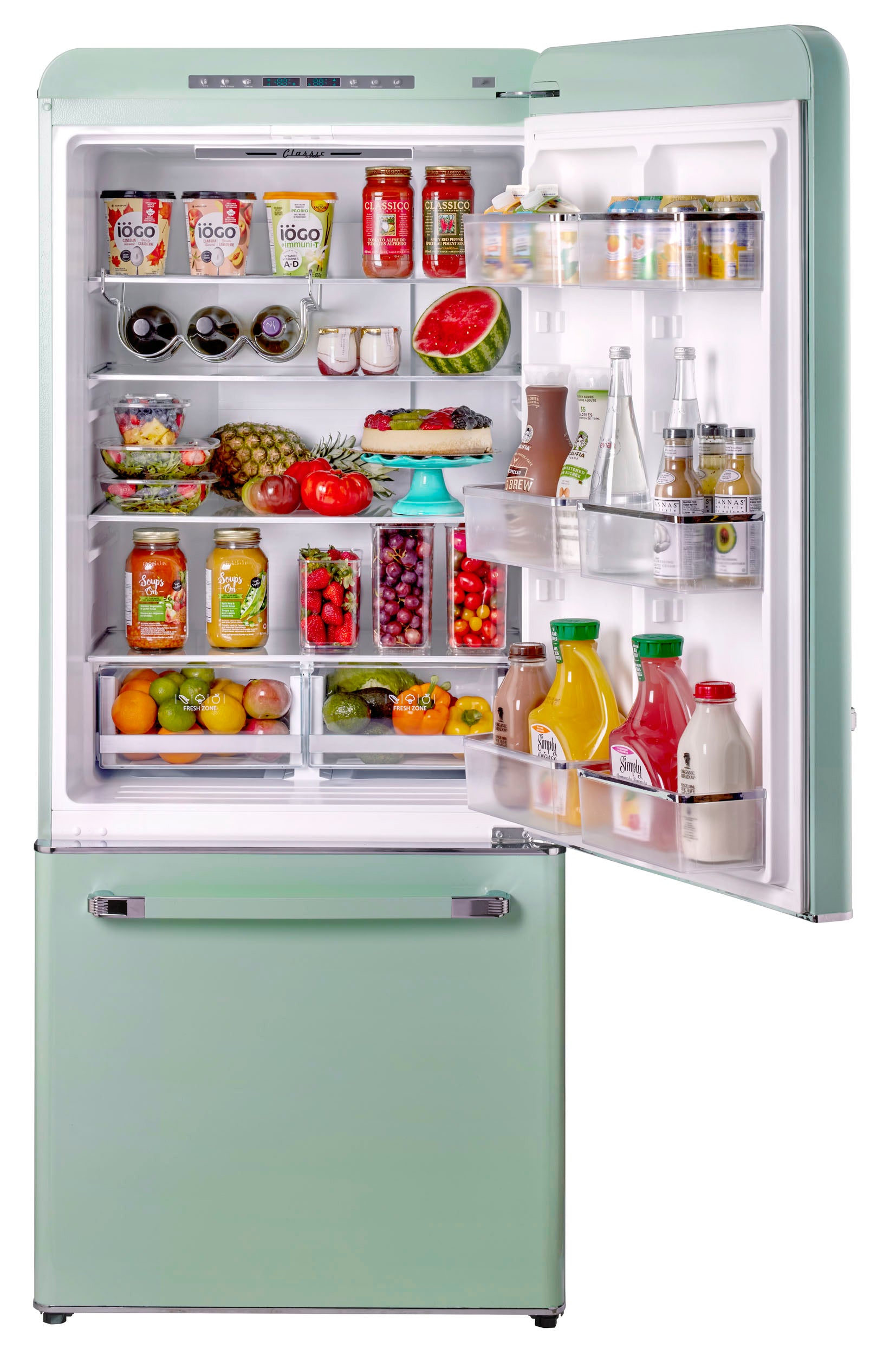 Unique Appliances - 30 Inch 18 cu. ft Bottom Mount Refrigerator in Summer Mint Green - UGP-510L LG AC
