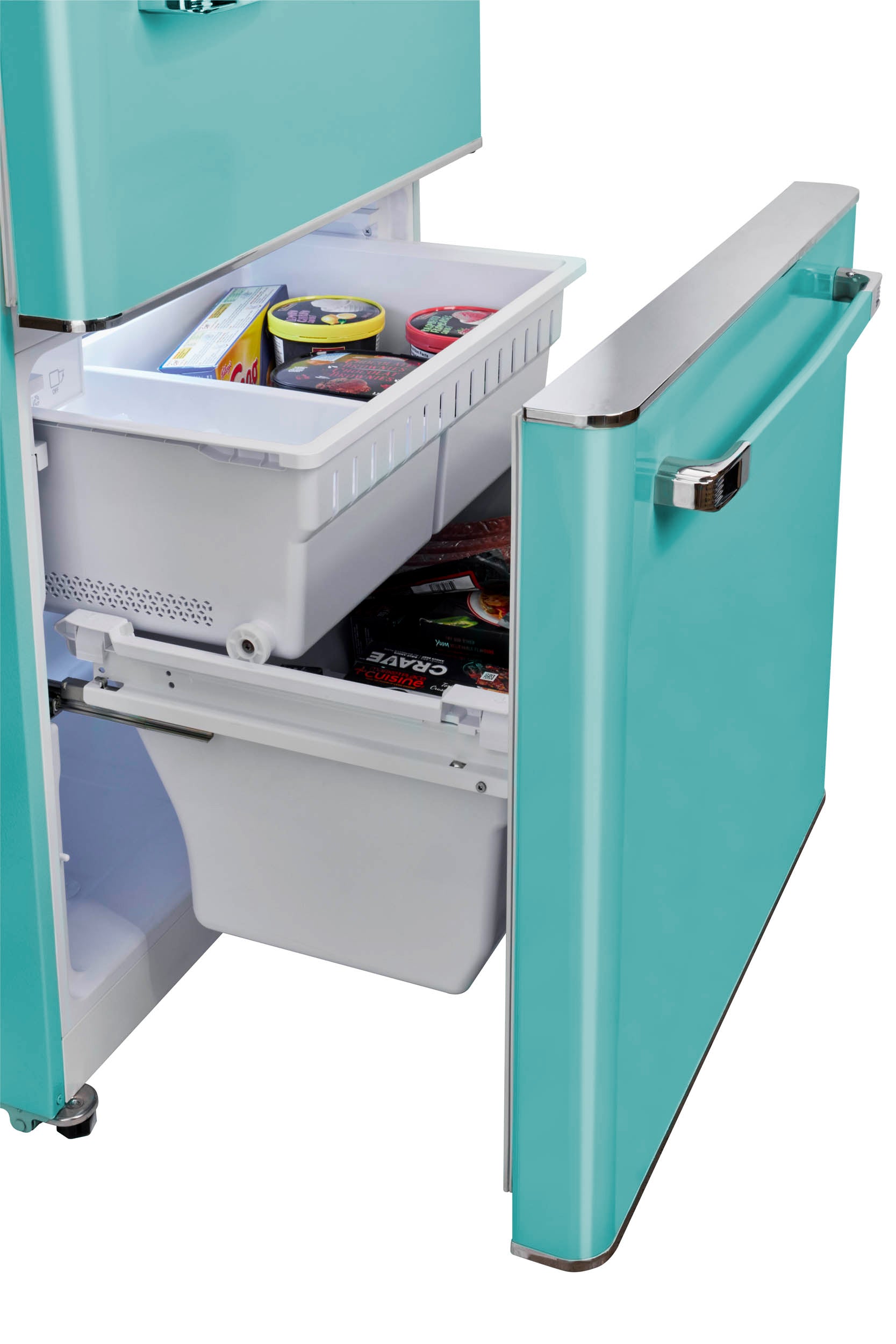 Unique Appliances - 30 Inch 18 cu. ft Bottom Mount Refrigerator in Ocean Mist Turquoise - UGP-510L T AC