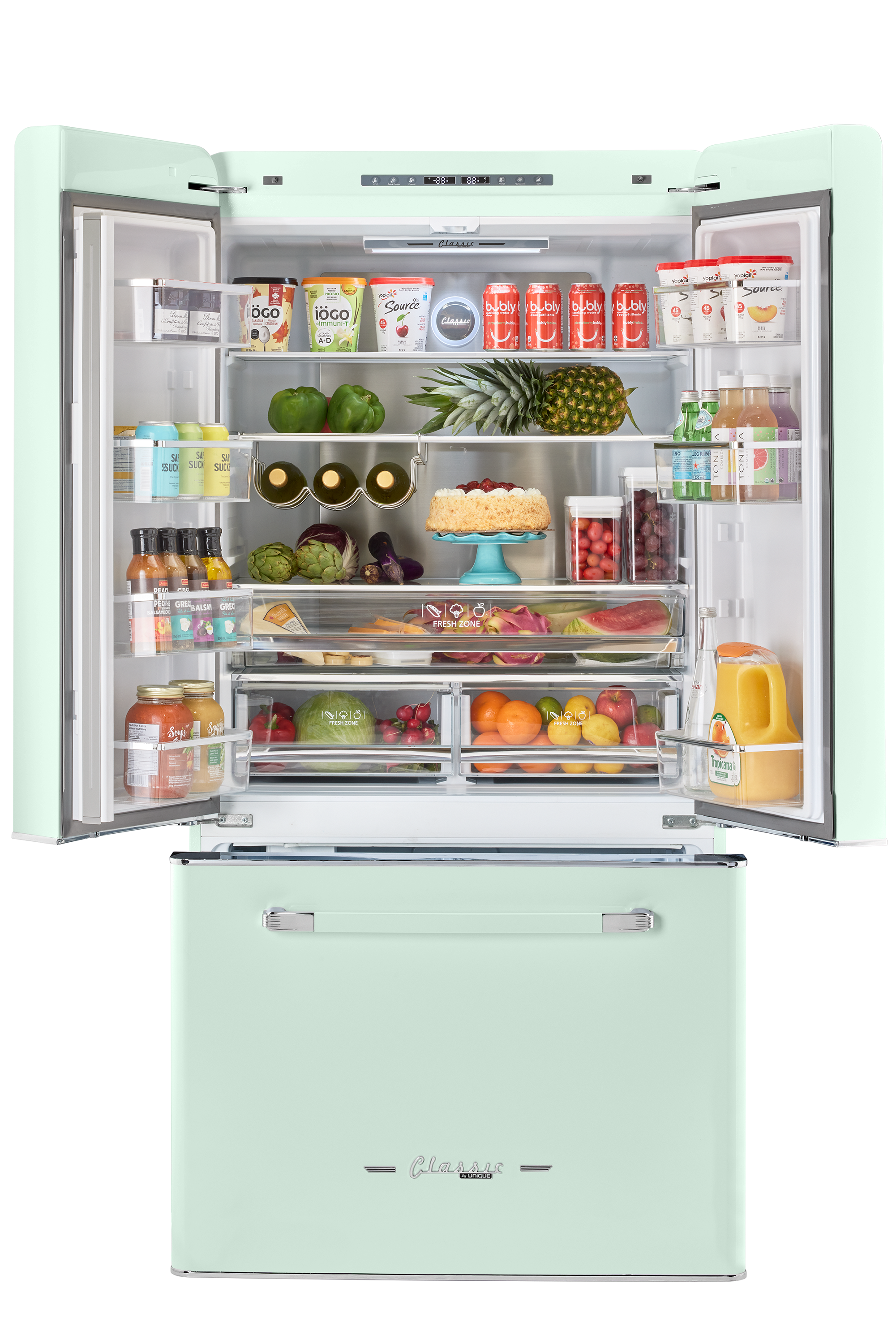Unique Appliances - 35.7 Inch 21.4 cu. ft French Door Refrigerator in Summer Mint Green - UGP-595L LG AC