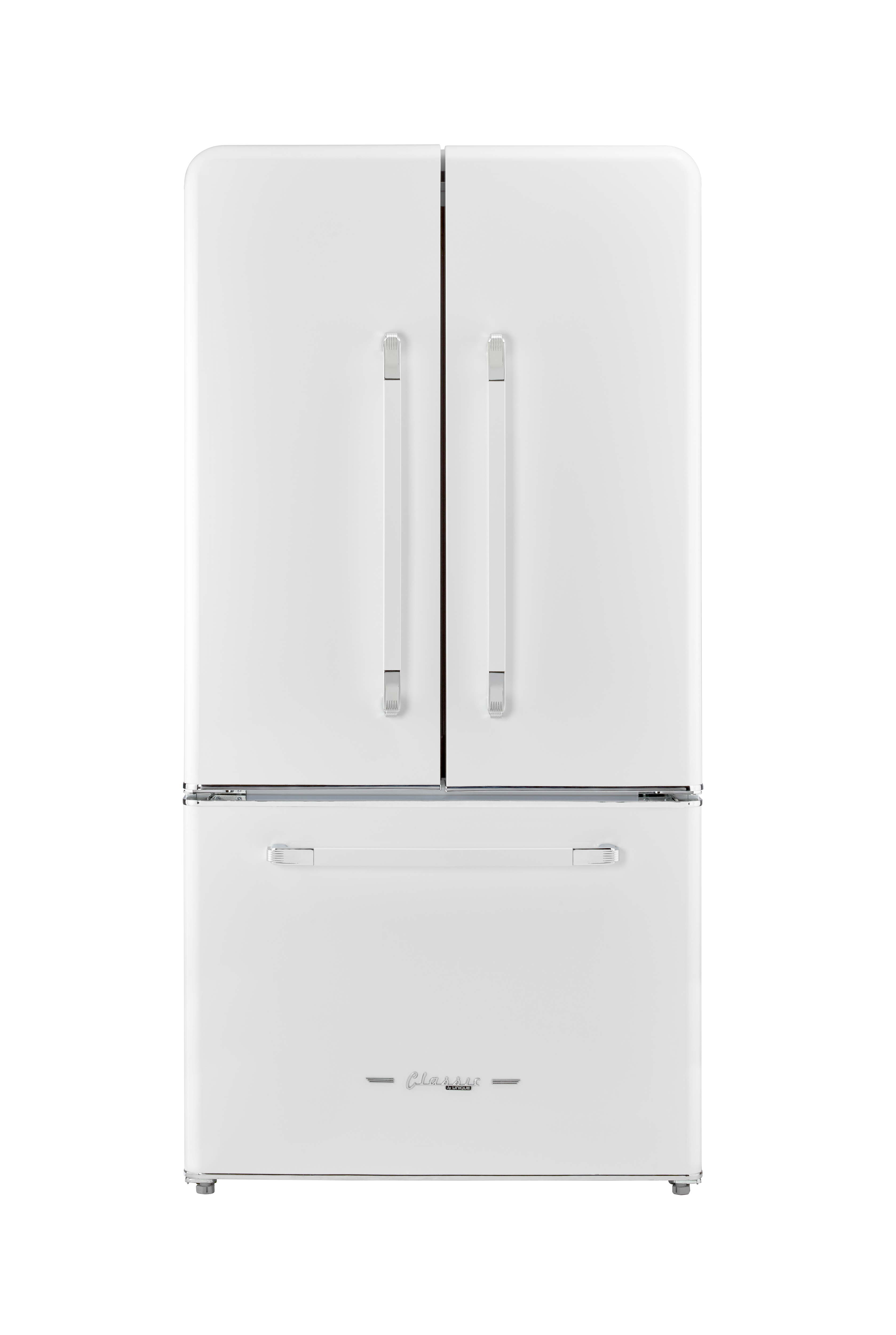 Unique Appliances - 35.7 Inch 21.4 cu. ft French Door Refrigerator in Marshmallow White - UGP-595L W AC