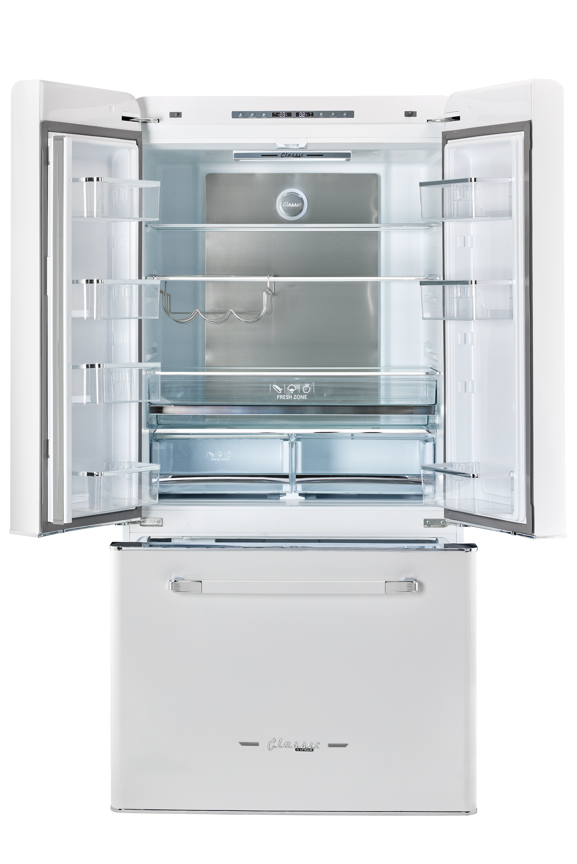 Unique Appliances - 35.7 Inch 21.4 cu. ft French Door Refrigerator in Marshmallow White - UGP-595L W AC
