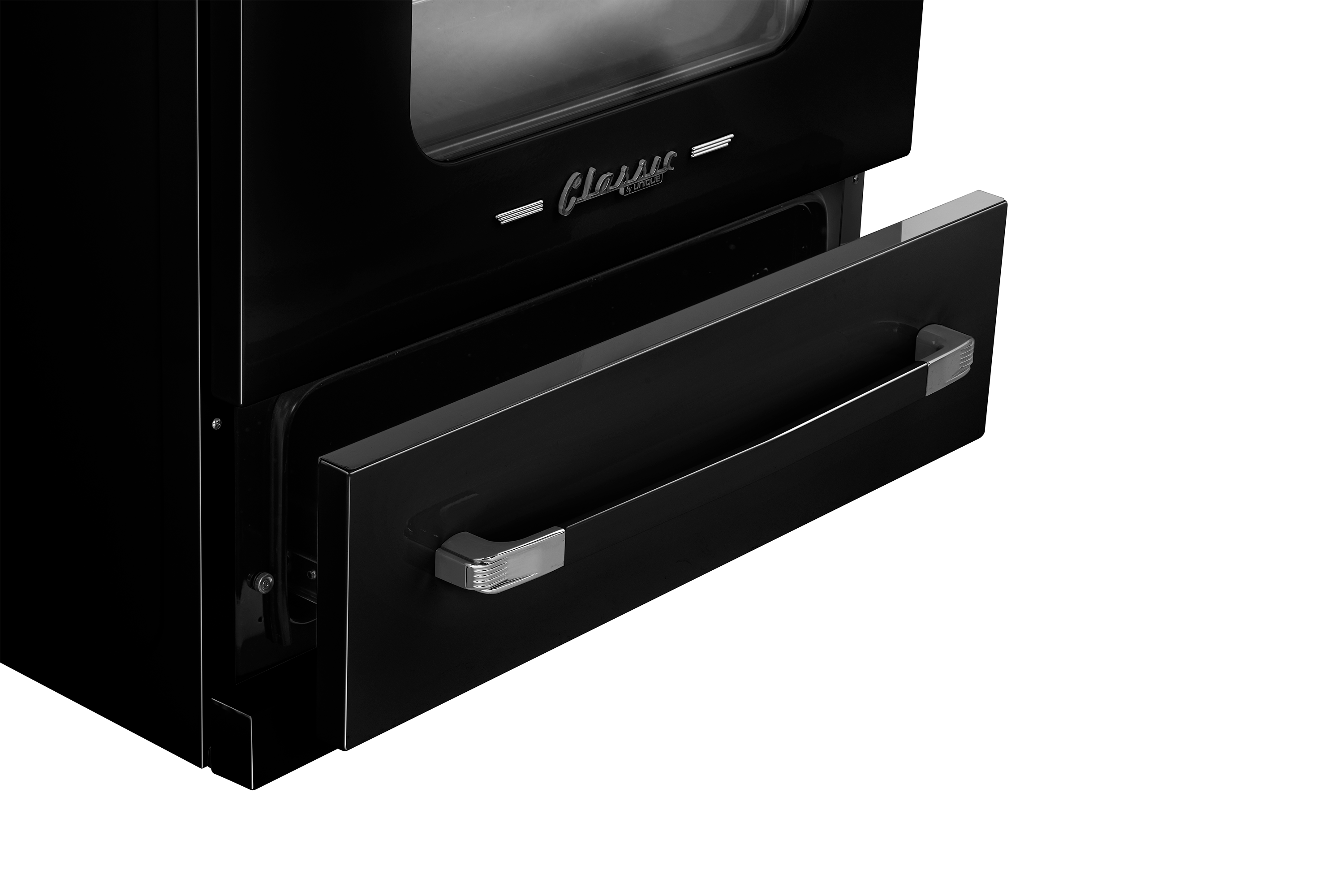 Unique Appliances - 3.9 cu. Ft. cu. ft Induction Range Range in Black - UNQ-30CR IC B