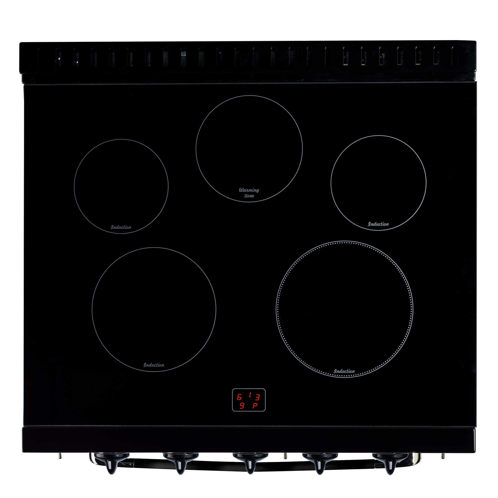Unique Appliances - 3.9 cu. Ft. cu. ft Induction Range Range in Black - UNQ-30CR IC B