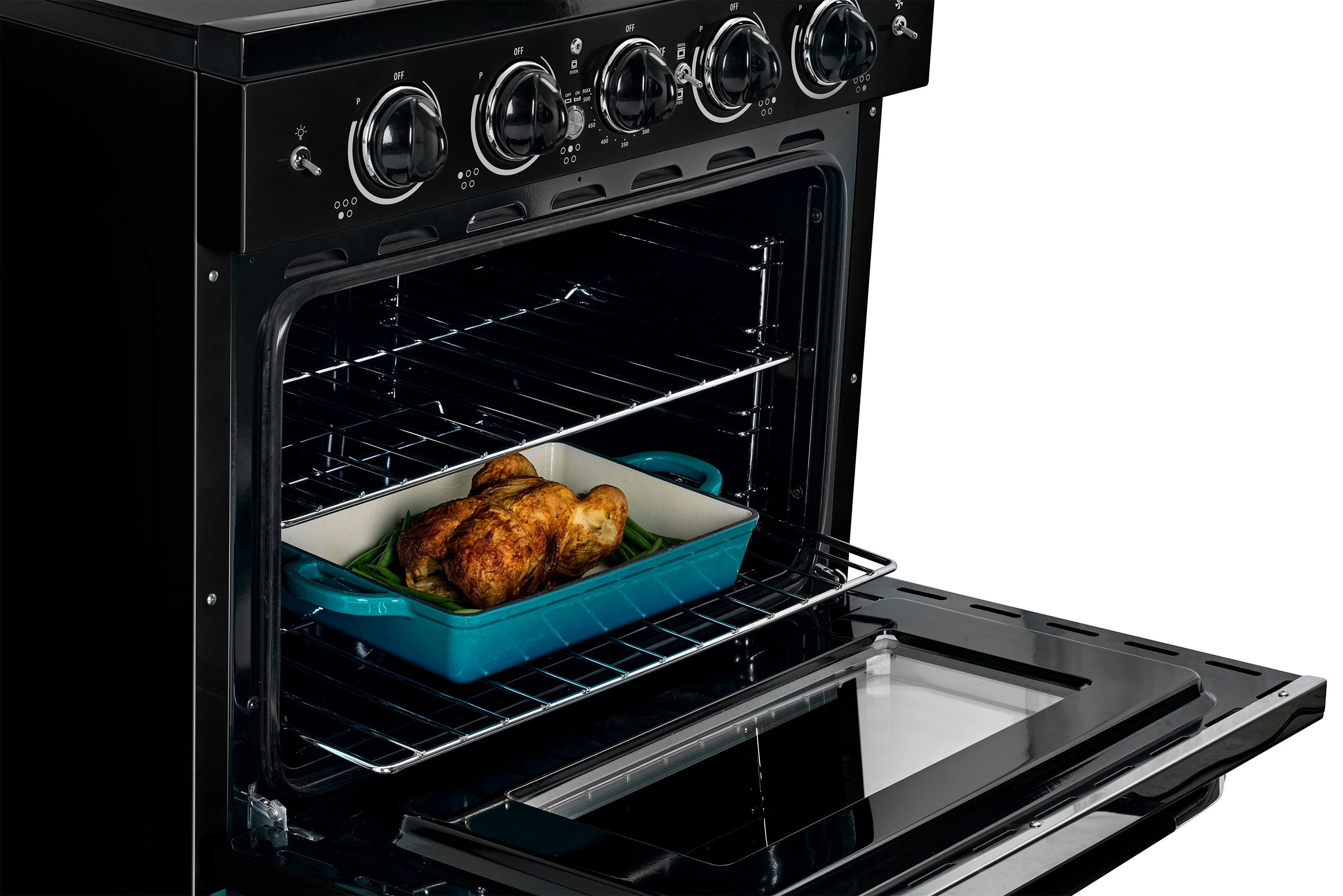 Unique Appliances - 3.9 cu. Ft. cu. ft Induction Range Range in Black - UNQ-30CR IC B