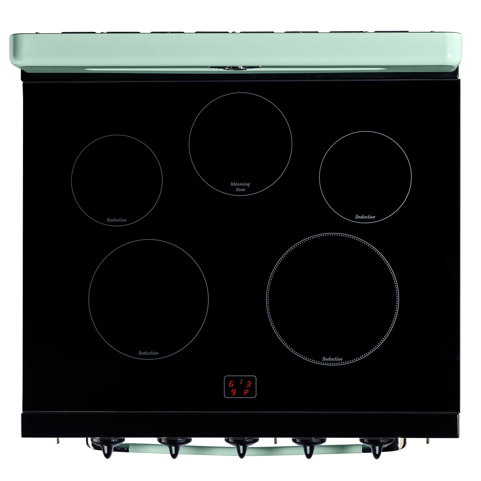 Unique Appliances - 3.9 cu. Ft. cu. ft Induction Range Range in Light Green - UNQ-30CR IC LG