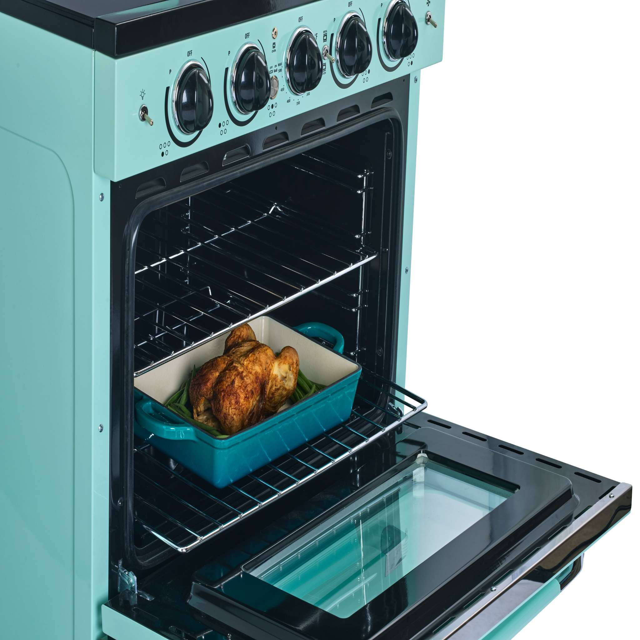 Unique Appliances - 3.9 cu. Ft. cu. ft Induction Range Range in Turquoise - UNQ-30CR IC T
