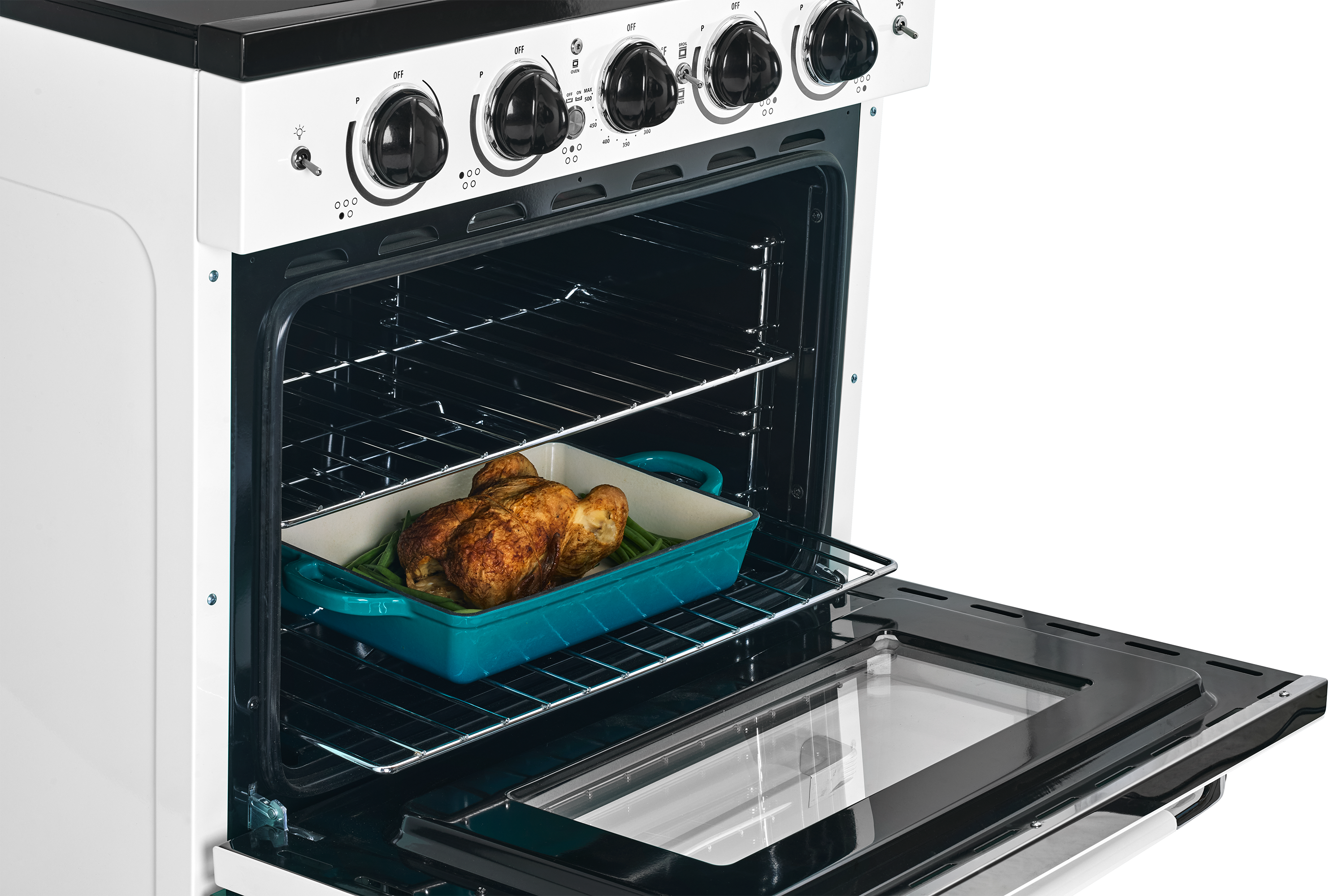 Unique Appliances - 3.9 cu. Ft. cu. ft Induction Range Range in White - UNQ-30CR IC W