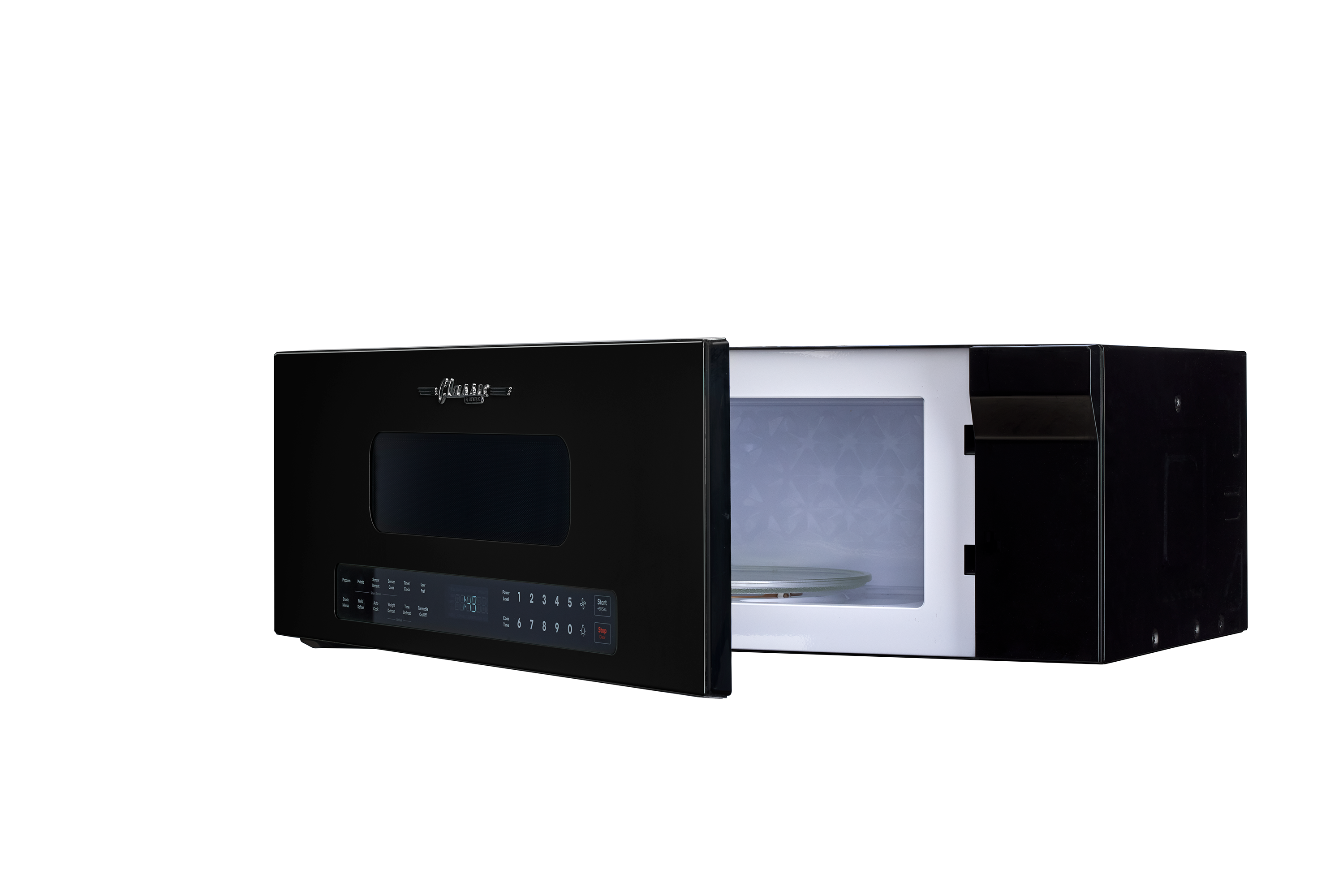 Unique Appliances - 1.2 cu. Ft Over the range Microwave in Black - UNQ-30CR OTR B
