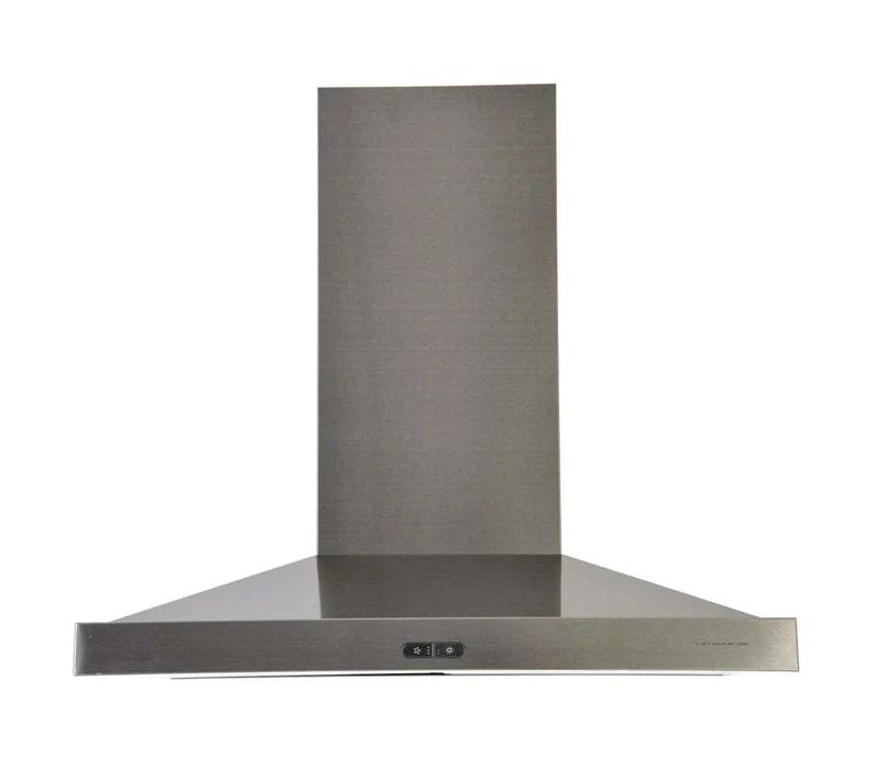 Broan - 36 Inch 600 CFM Wall Mount and Chimney Range Vent in Black Stainless - VCS55036BSL