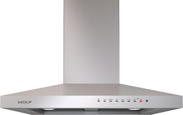 Wolf - 30 Inch Wall Mount and Chimney Range Vent in Stainless - VW30S