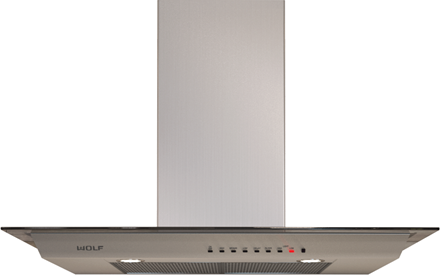 Wolf - 36 Inch Wall Mount and Chimney Range Vent in Stainless - VW36G