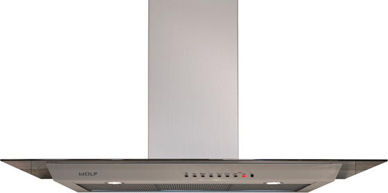 Wolf - 45 Inch Wall Mount and Chimney Range Vent in Stainless - VW45G