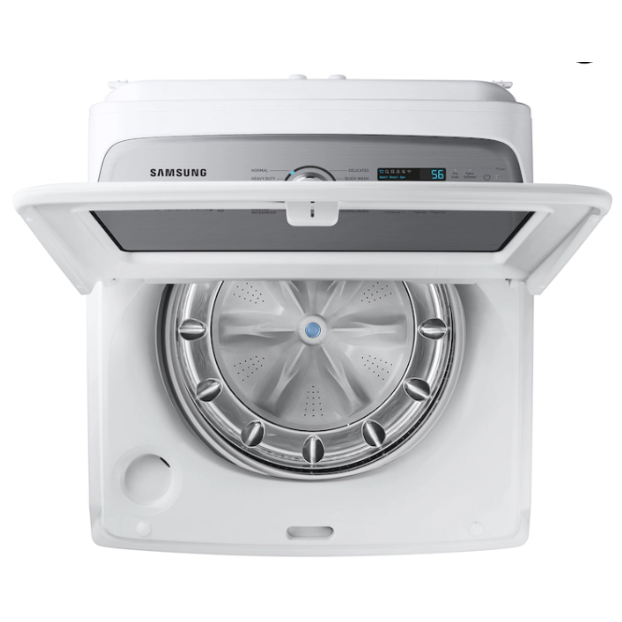 Samsung - 6 cu. Ft Top Load Washer in White - WA52DG5500AWUS
