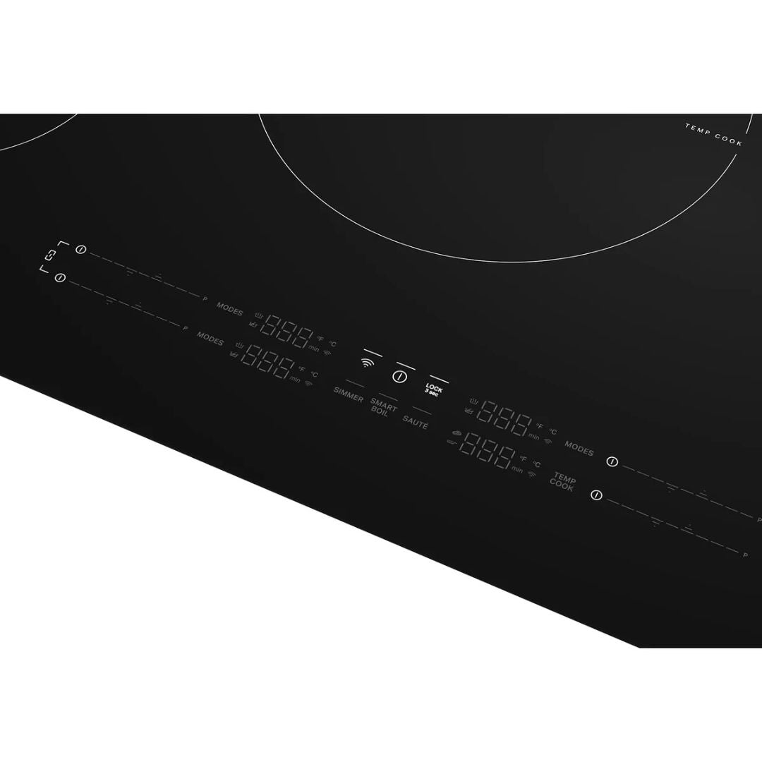 Whirlpool - 30.8 Inch Induction Cooktop in Black - WCIT7030SB